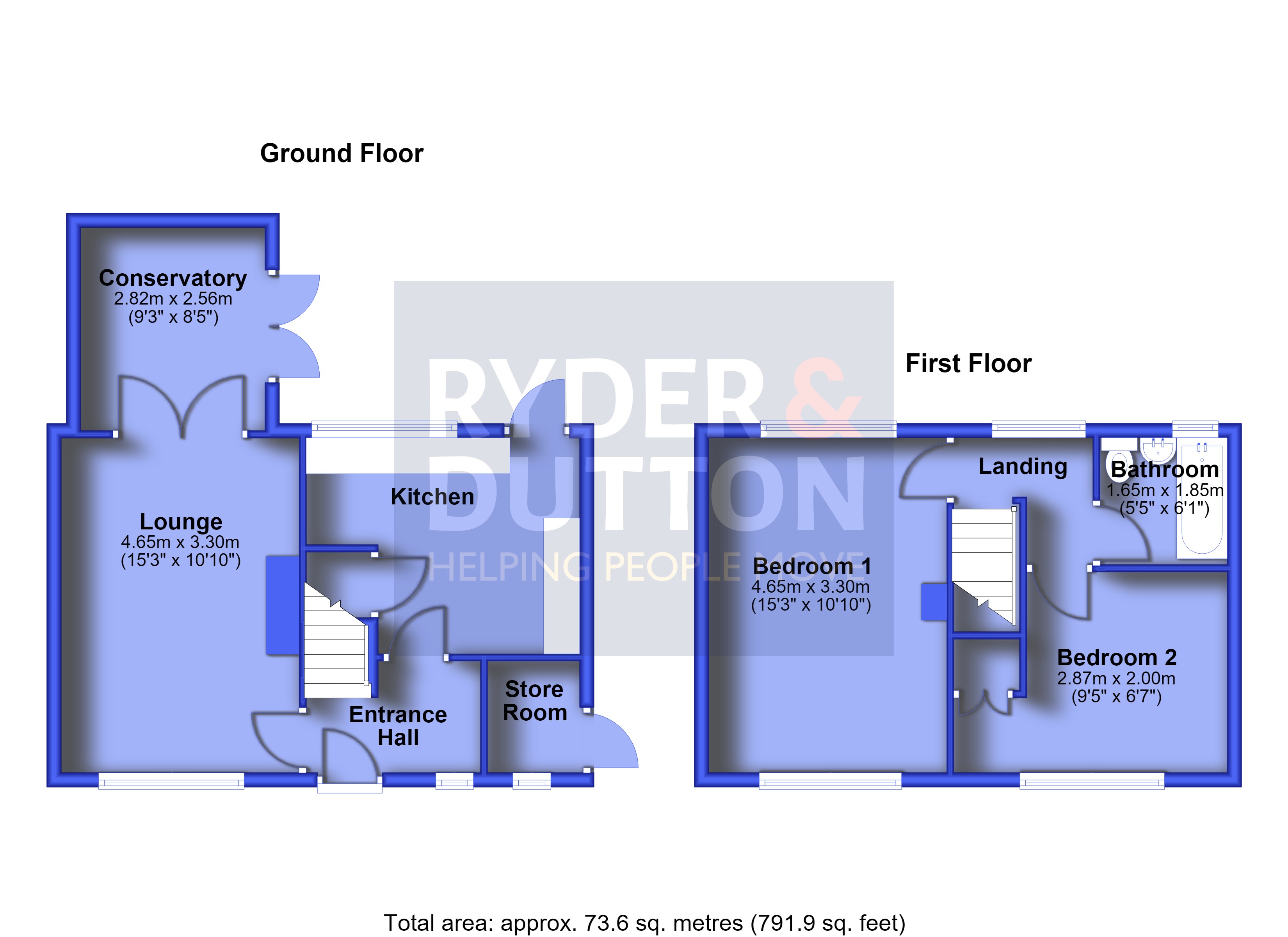 31, Torre Close, Manchester floorplan