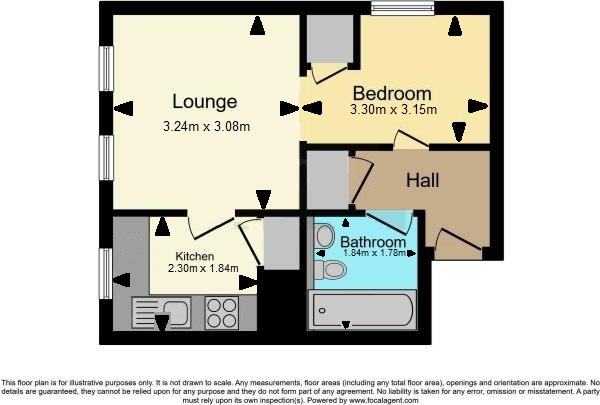 Flat 35, Bowen Court,, Bowen Court, Birmingham floorplan