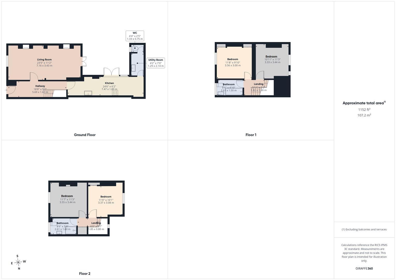 60, Brunswick Street West, Hove floorplan