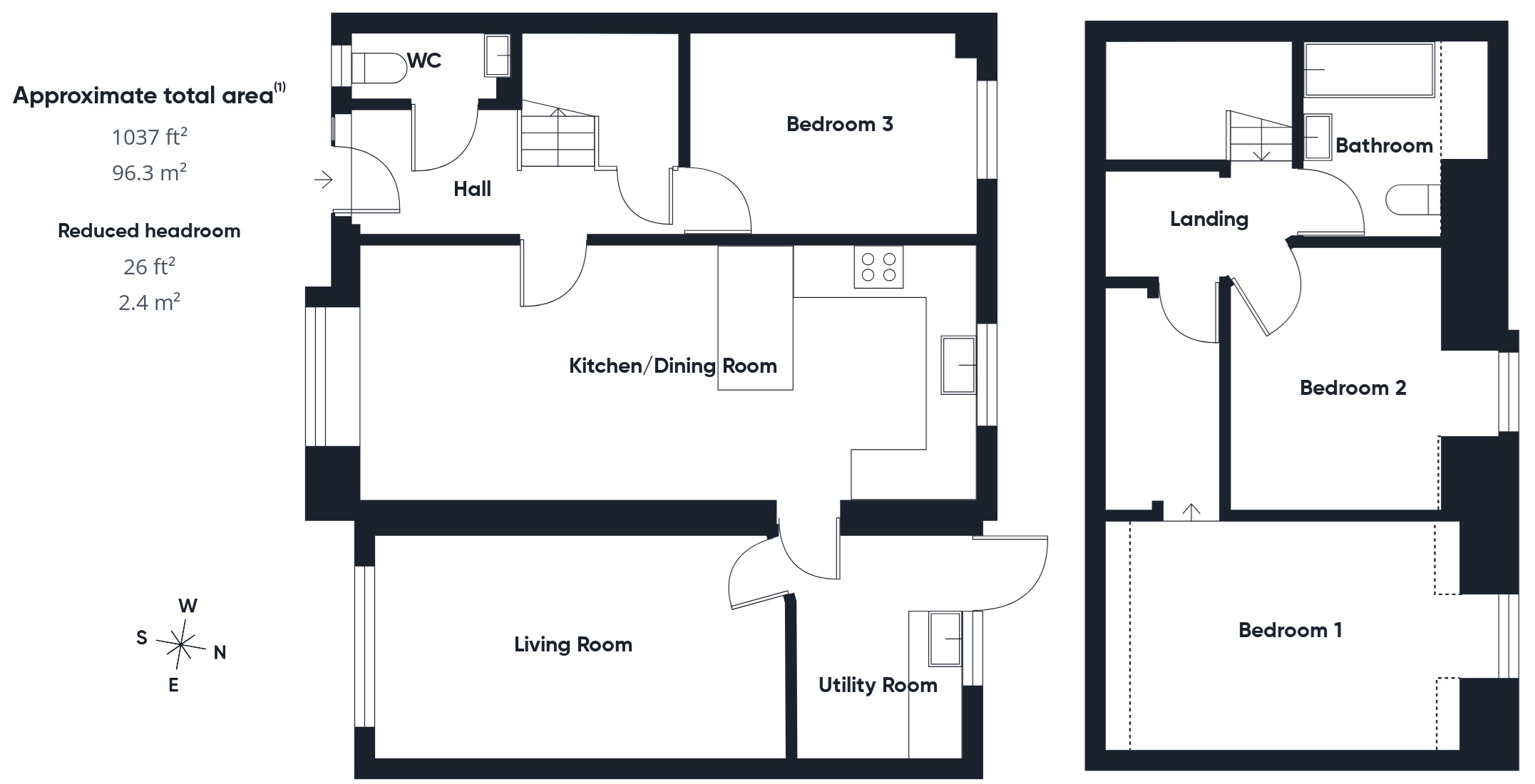 Touchwood, 5b, Westweek Close, Week St Mary floorplan