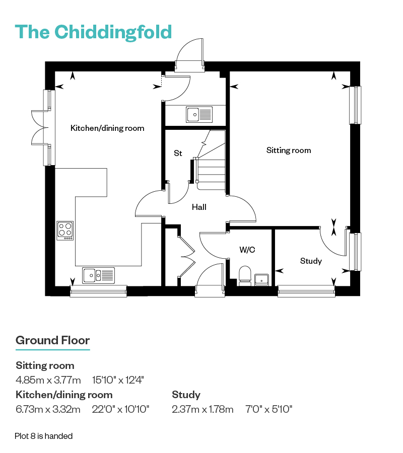 8, Bofors View, Uckfield, Tn22 2Dz floorplan