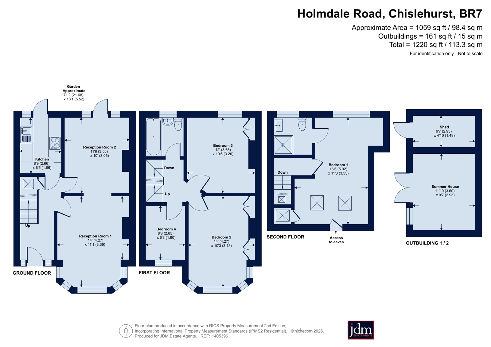 70, Holmdale Road, Chislehurst floorplan