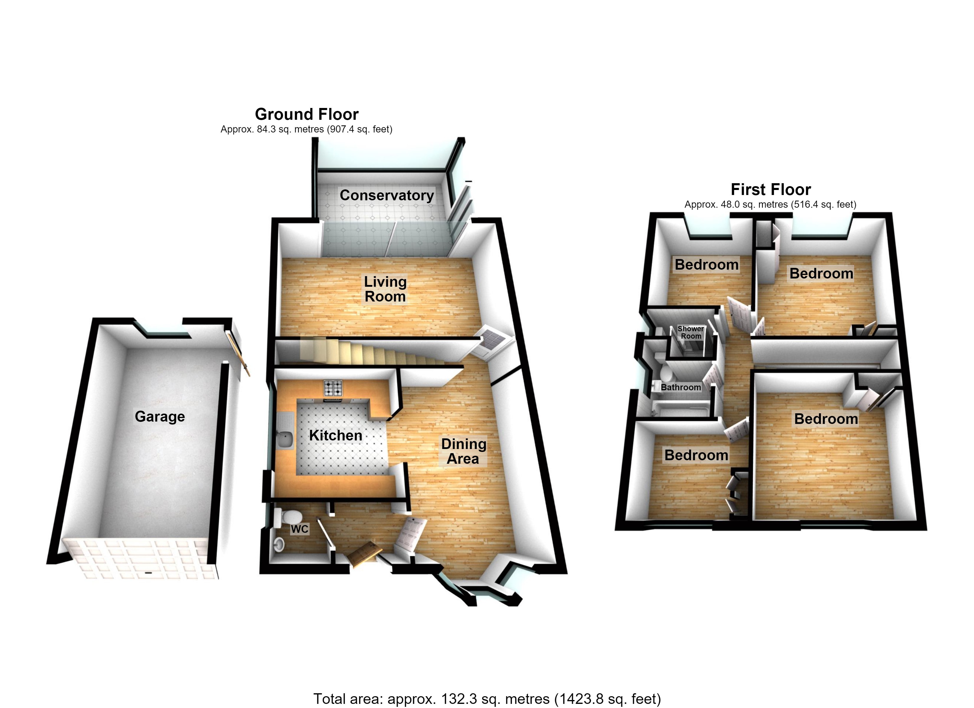 32, Birch Drive, Kent floorplan