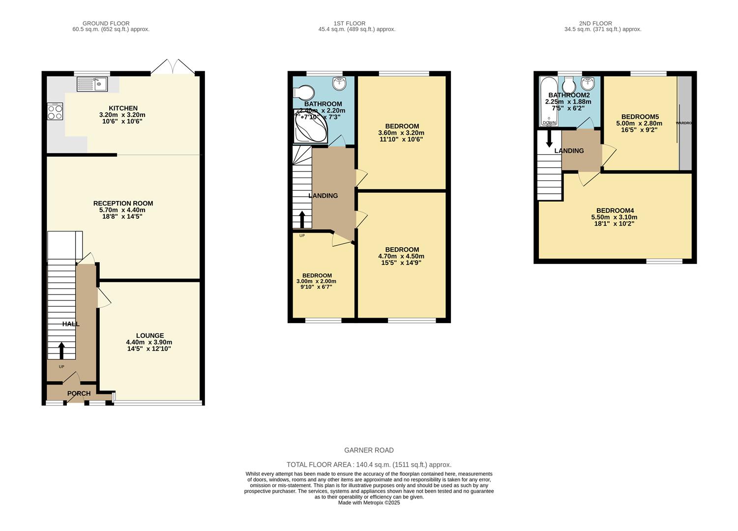 89, Garner Road, Walthamstow floorplan