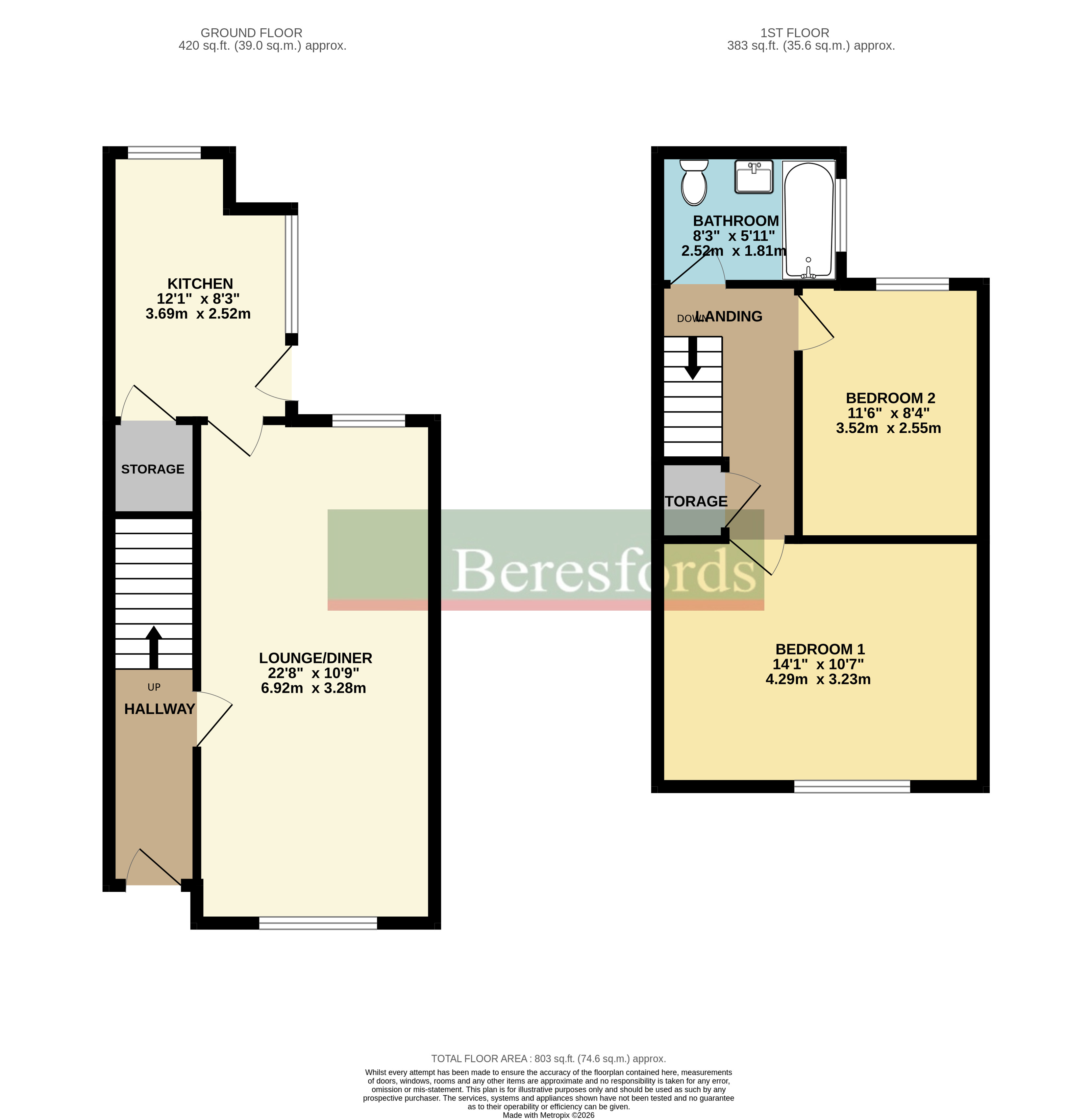 95, Cavendish Avenue, Essex floorplan