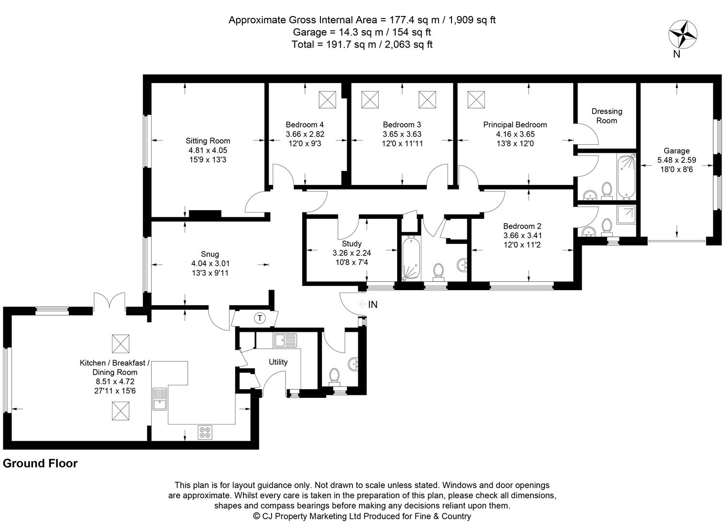 8a, Church Road, Sherington floorplan
