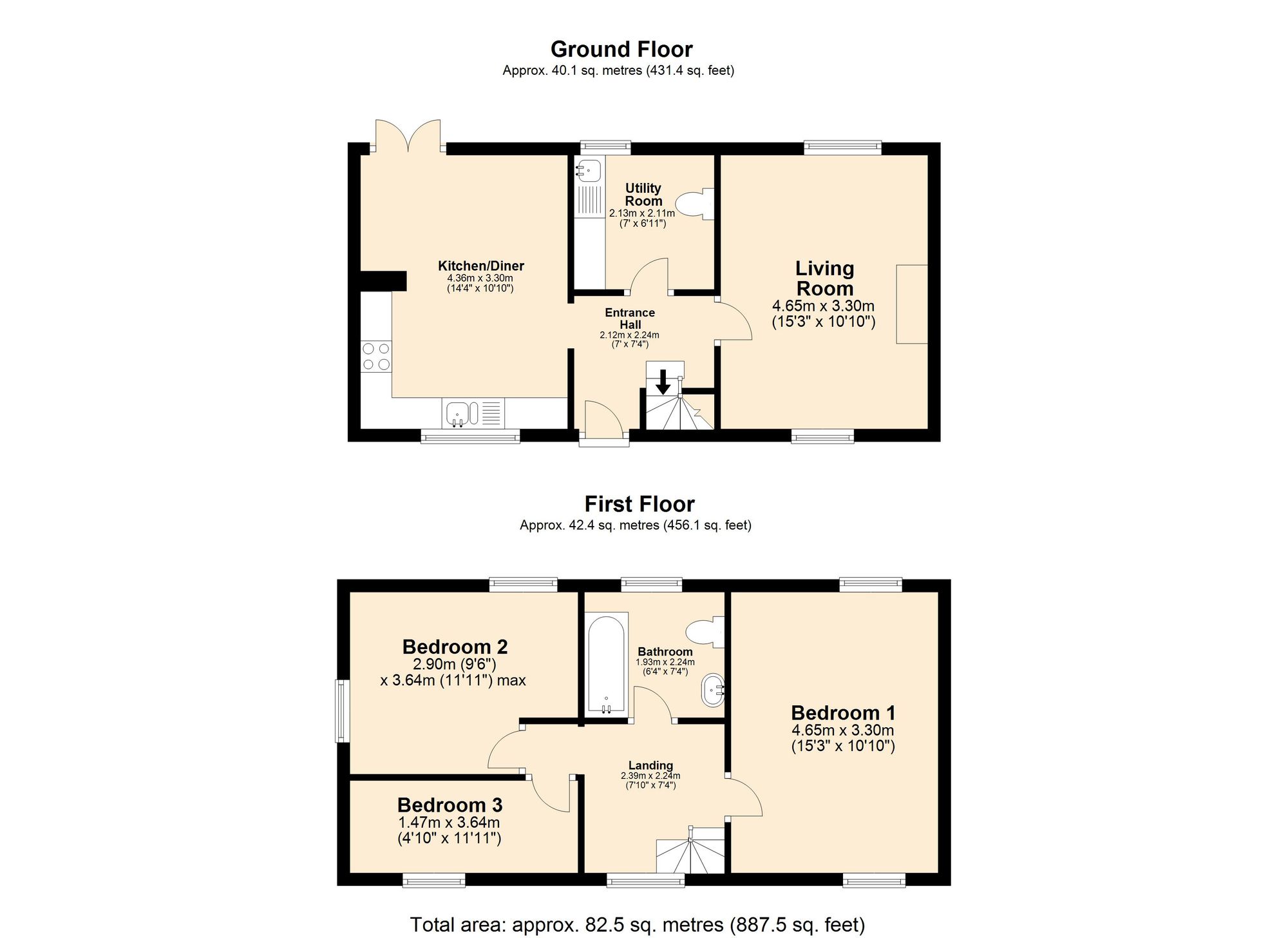 68 Main Street, Nuneaton floorplan