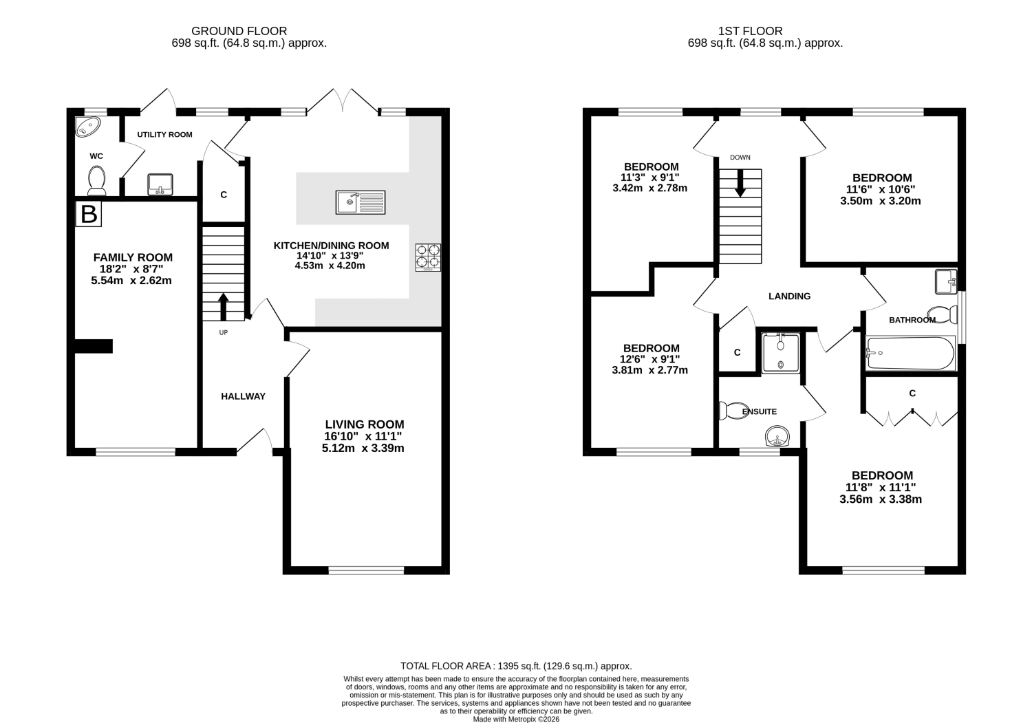25, Pippin Road, Taunton floorplan