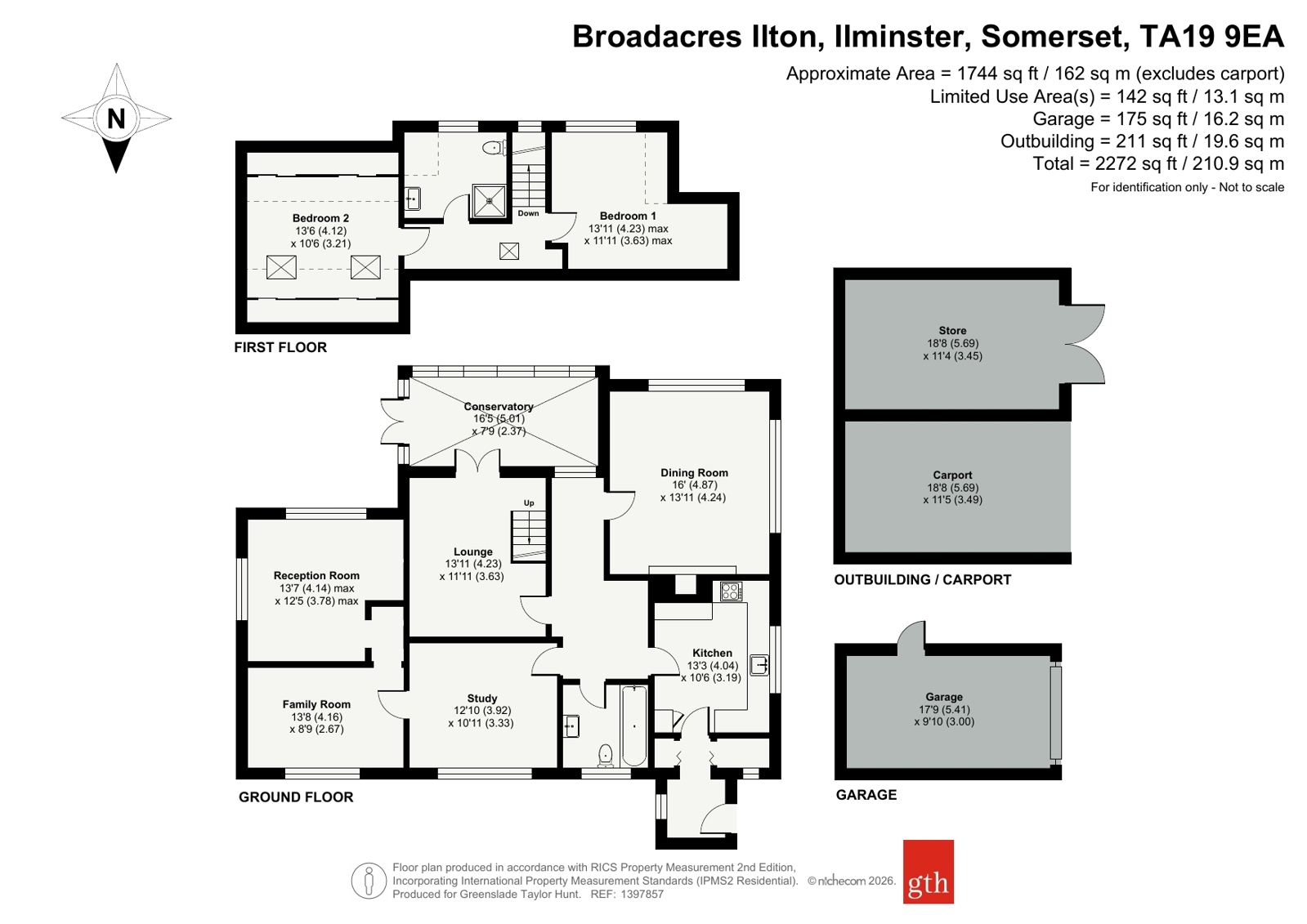 Broadacres,, Ilton, Somerset floorplan