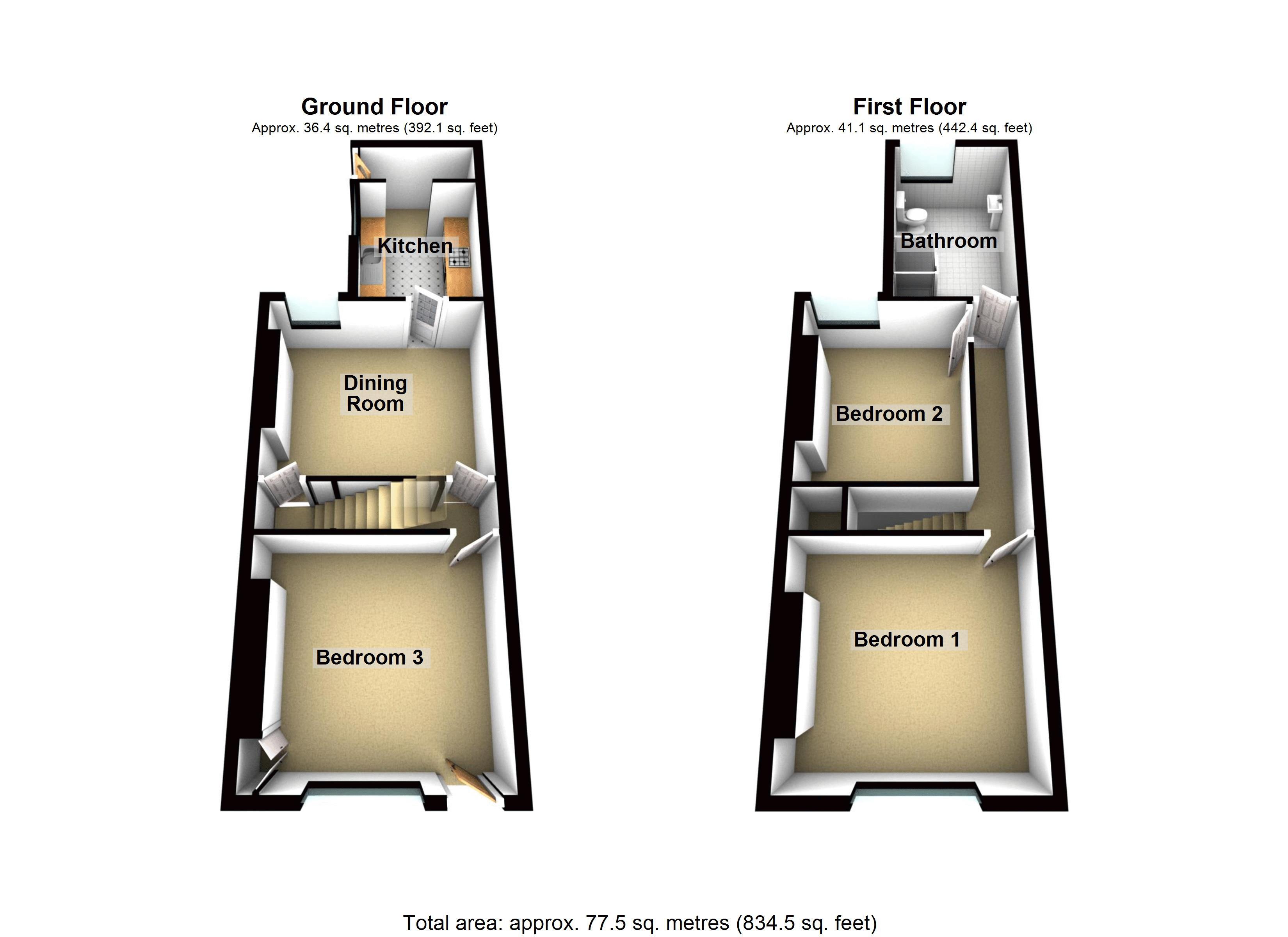 44, Hamilton Street (MASTER), Leicester floorplan