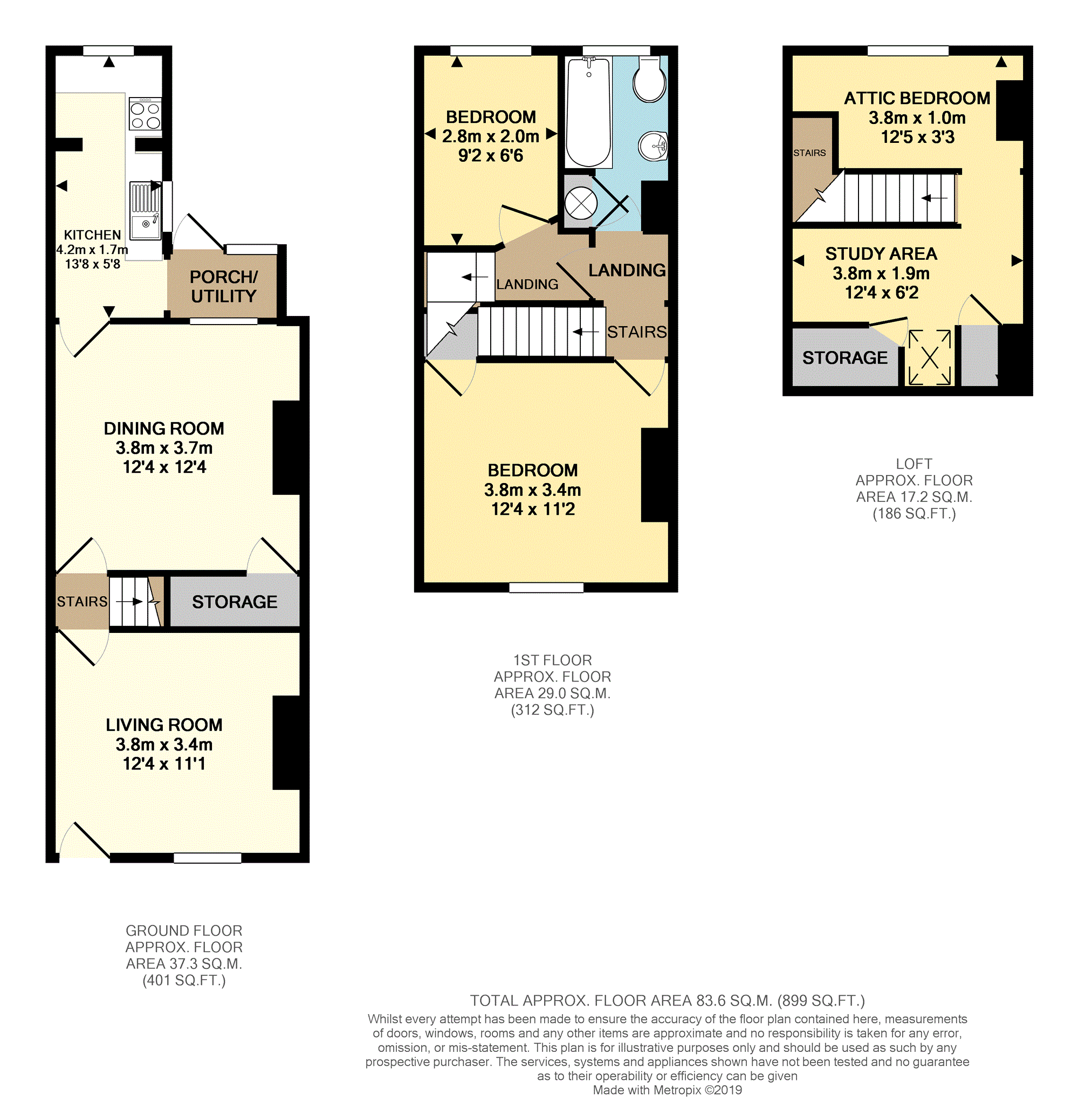 3 Bedrooms Terraced house for sale in Clay Lane, Clay Cross, Chesterfield S45