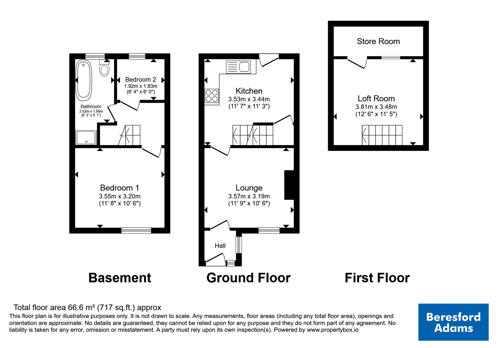 99, Llysfaen Road, Colwyn Bay floorplan