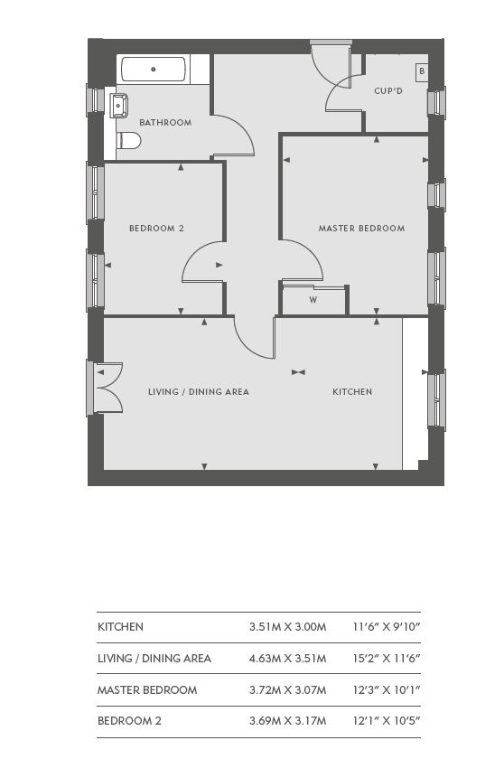 2 Bedrooms Flat for sale in Beaulieu Oaks, Regiment Way, Chelmsford, Essex CM1