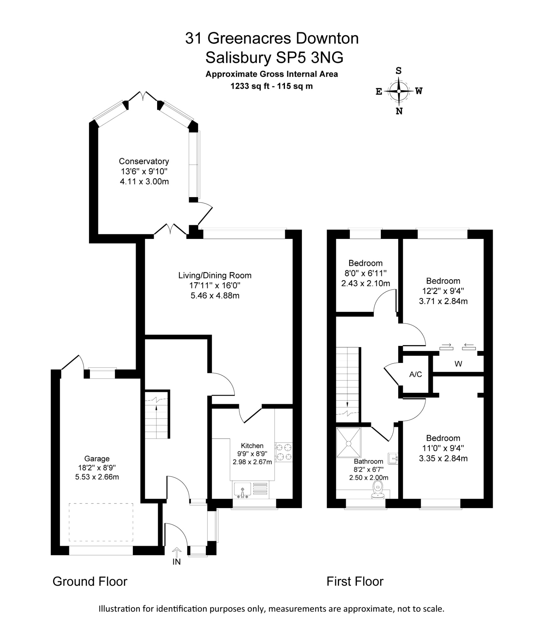 31 Greenacres, Downton, Salisbury floorplan