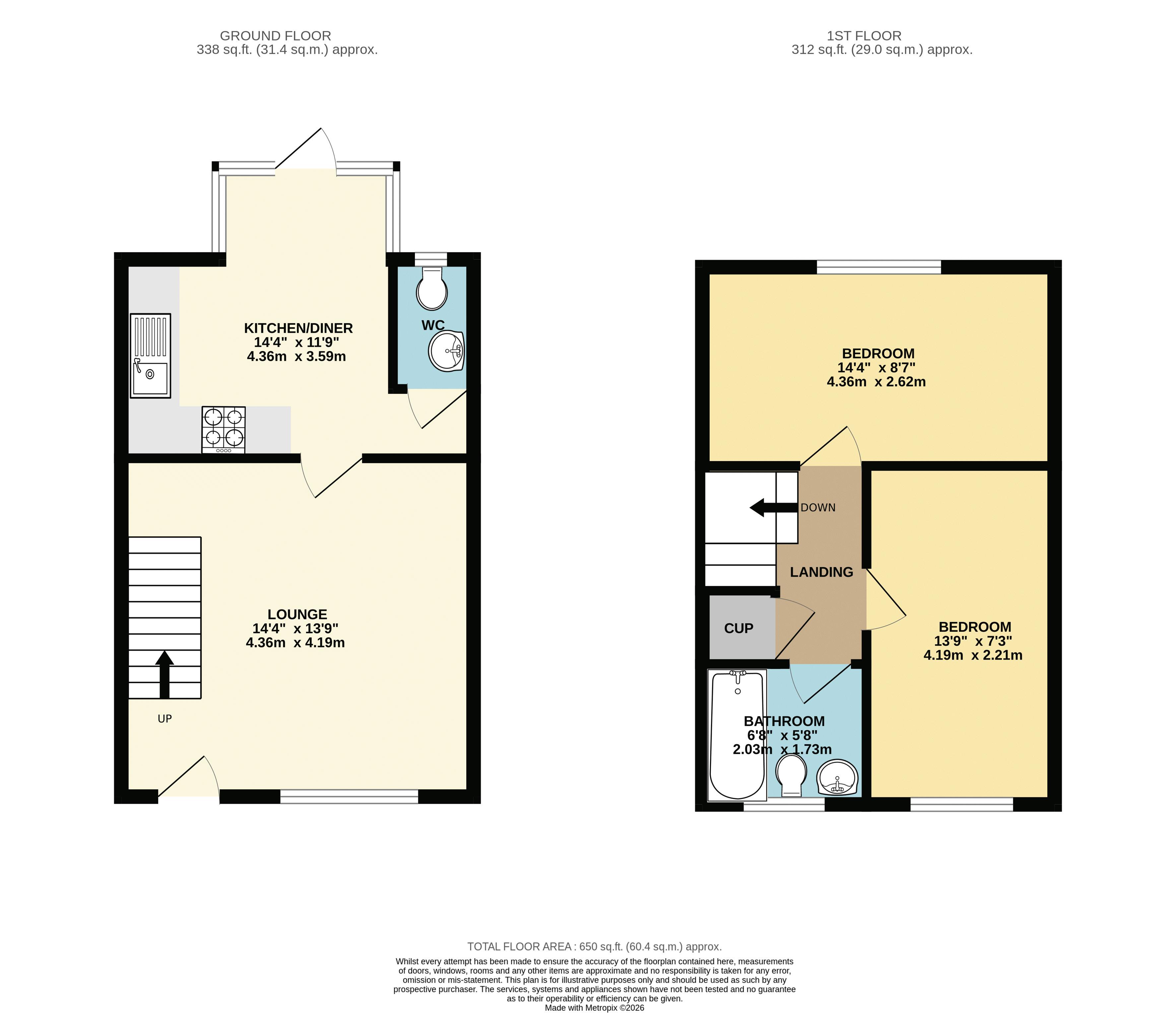 29, Ennerdale Lane, Scunthorpe floorplan