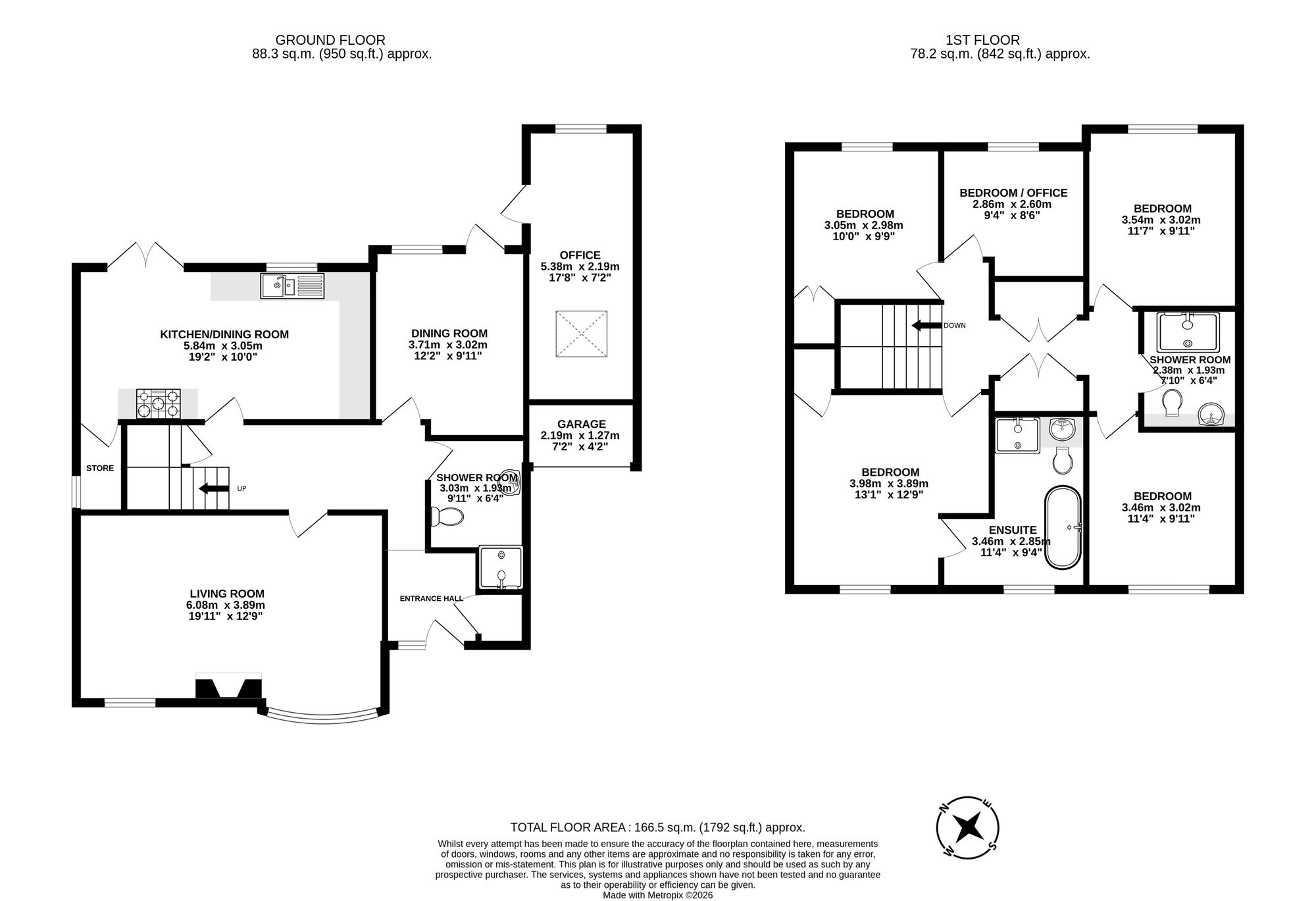 10 Grattons Drive, Crawley floorplan