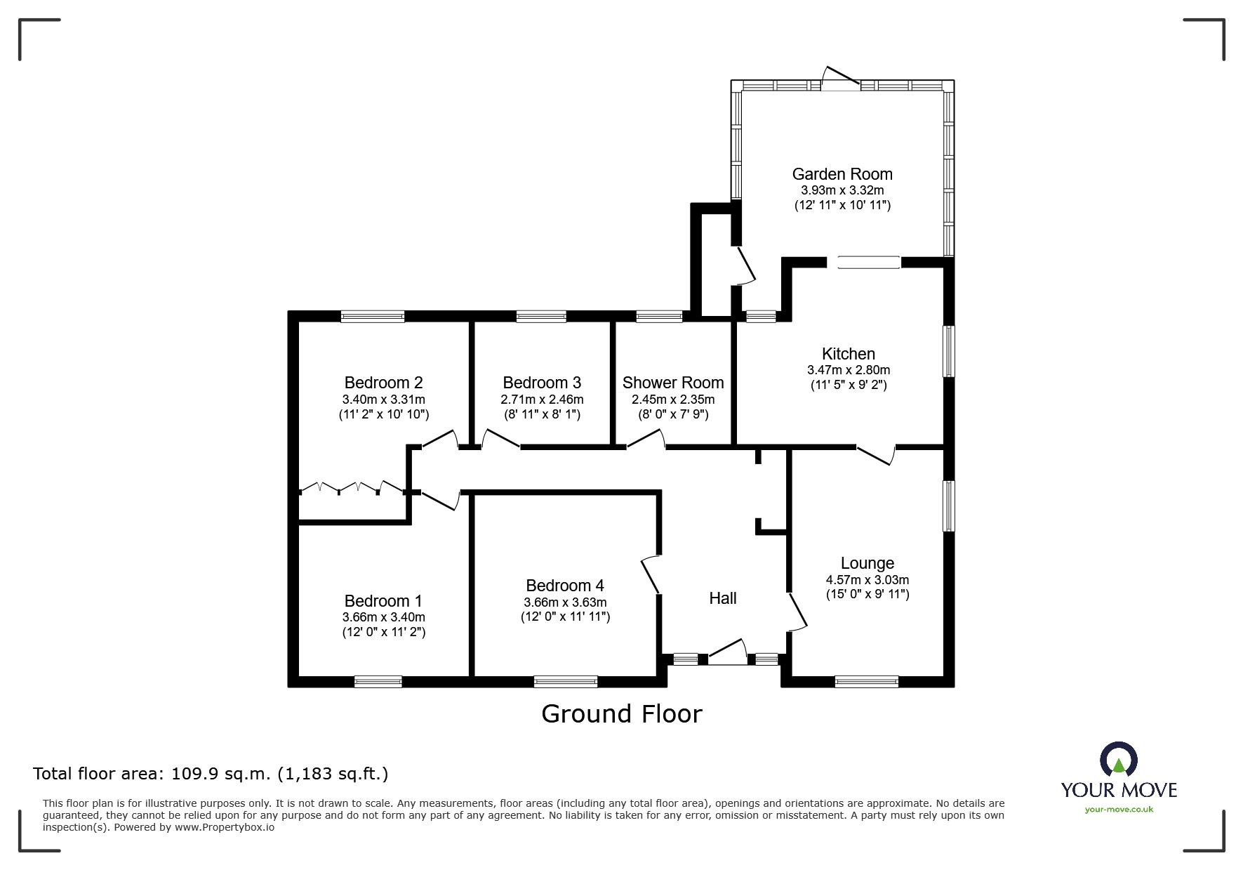 Westholme,, Cliffe, North Yorkshire floorplan