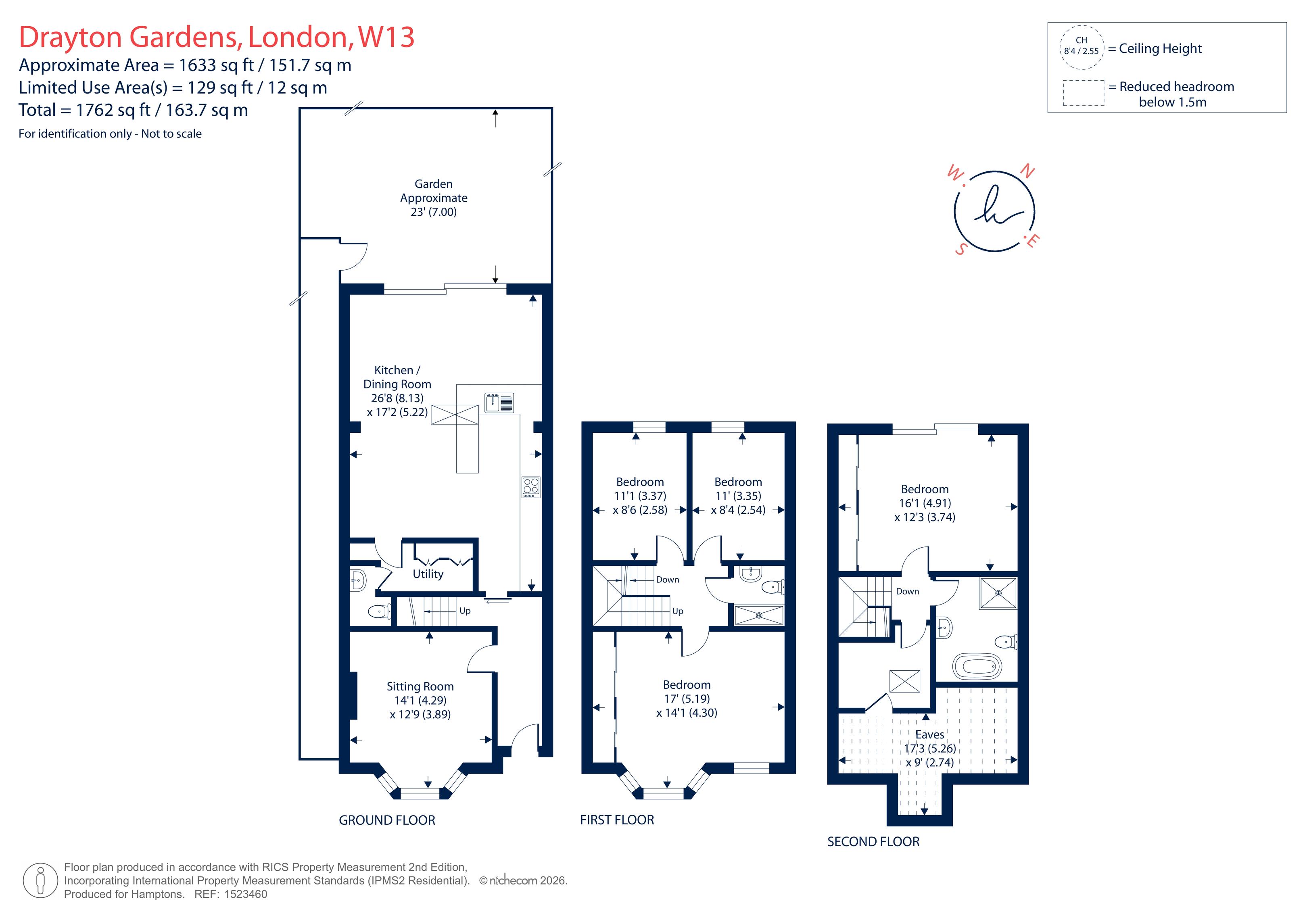 74, Drayton Gardens, London floorplan