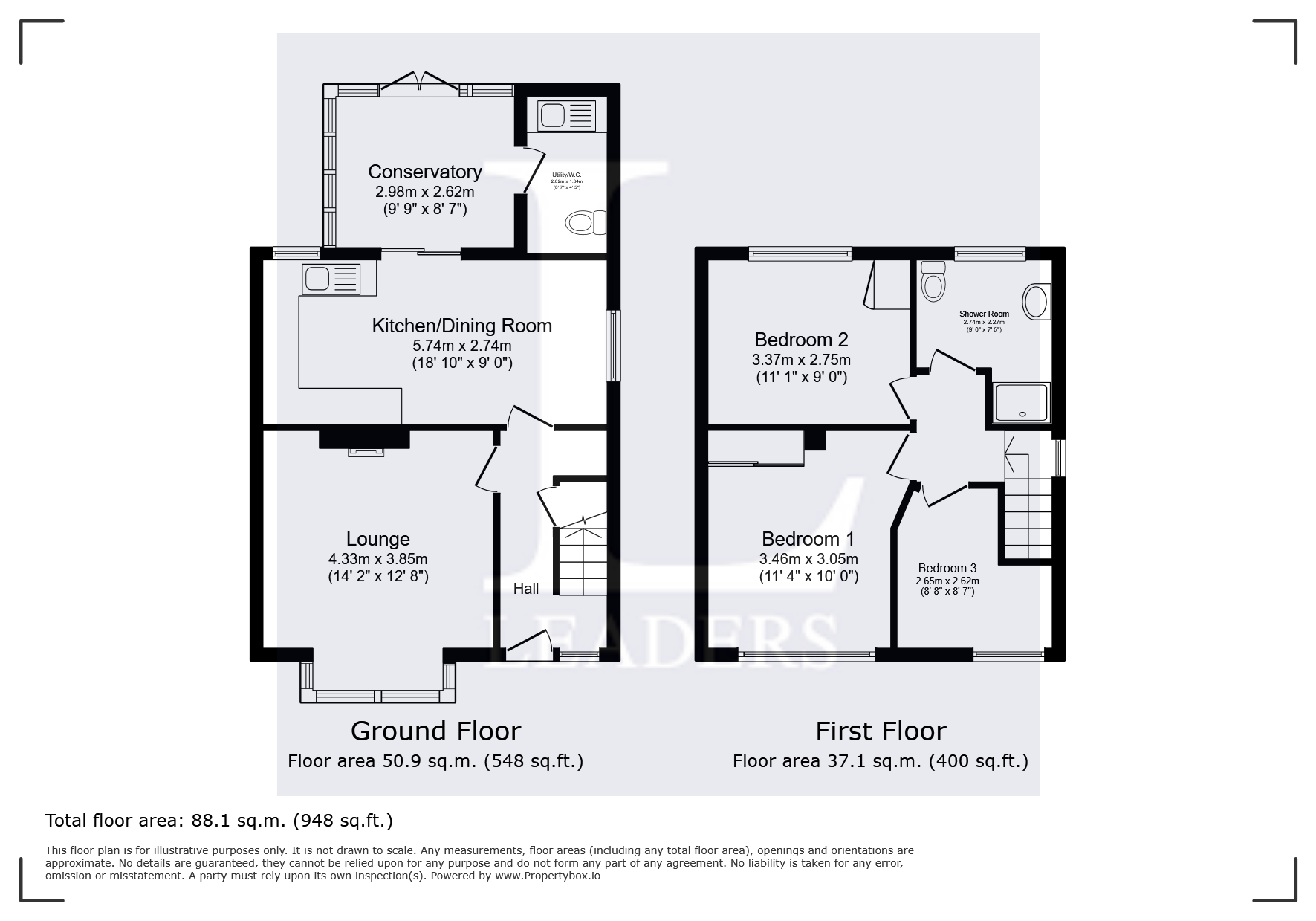 34, Hawthorn Road, West Sussex floorplan