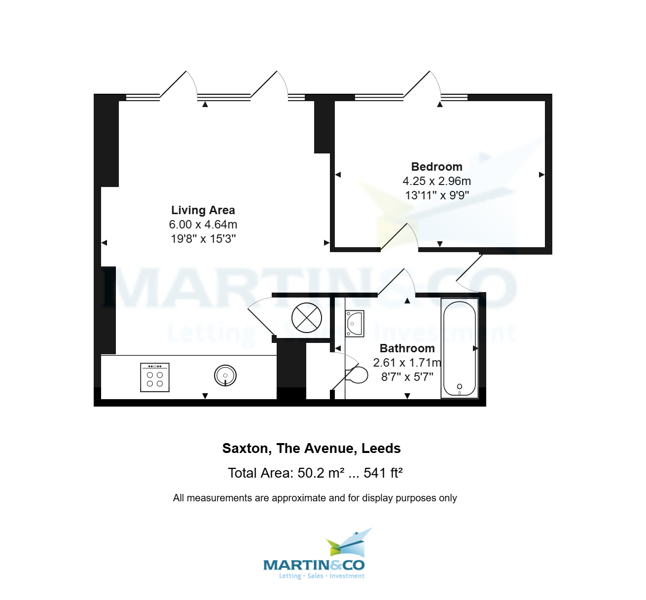Copy 100% advert, E8, Saxton, Leeds floorplan