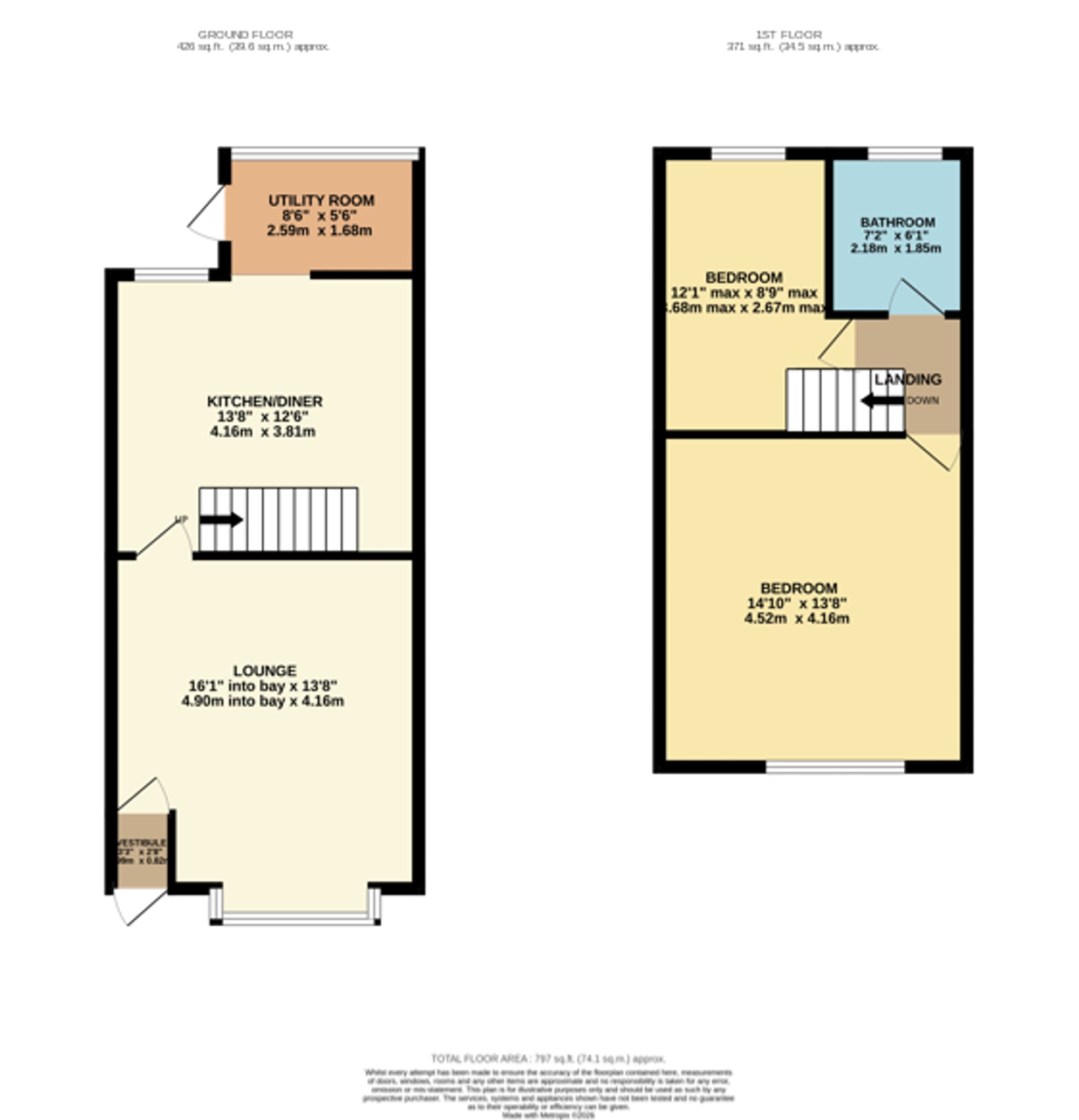 5 Florence Avenue, Bolton floorplan
