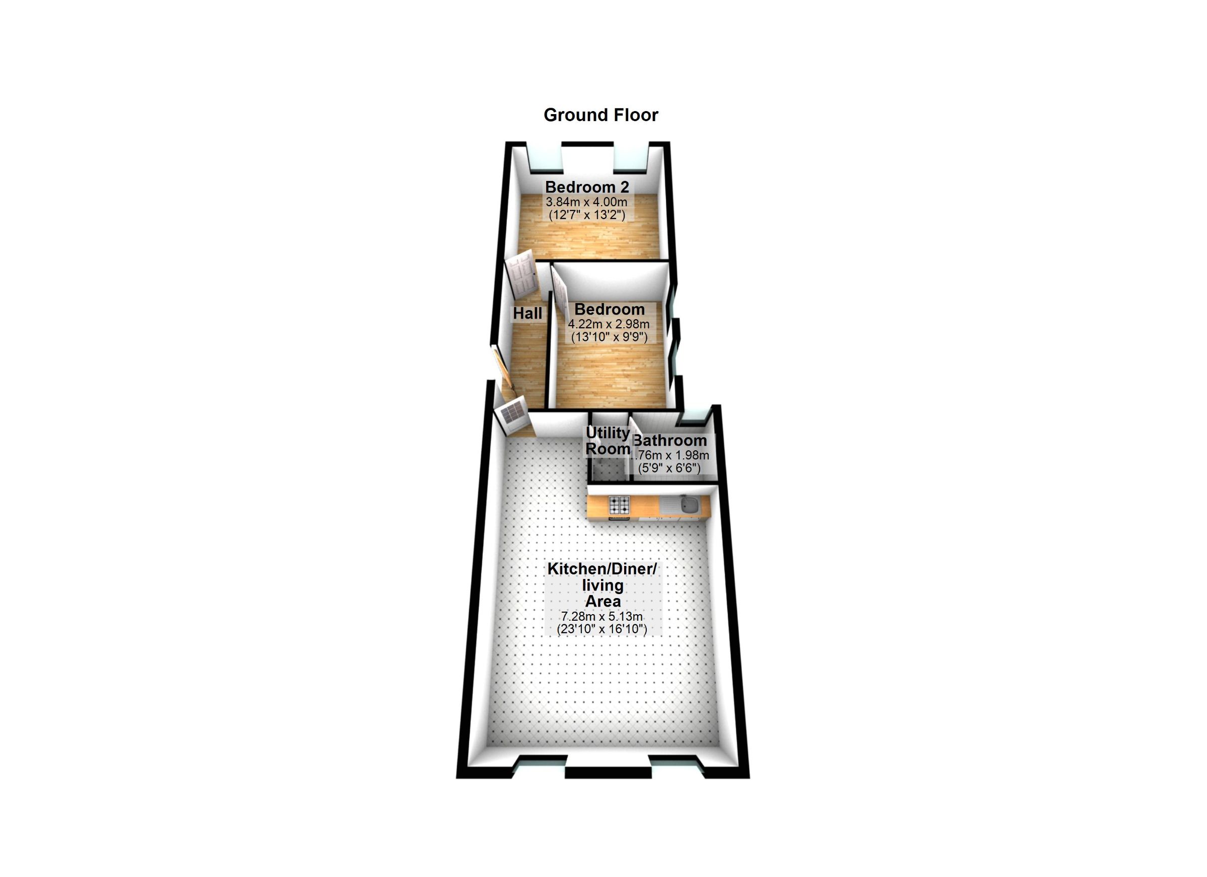 Flat 12A, Old Barclays Bank PLC, Ebbw Vale floorplan