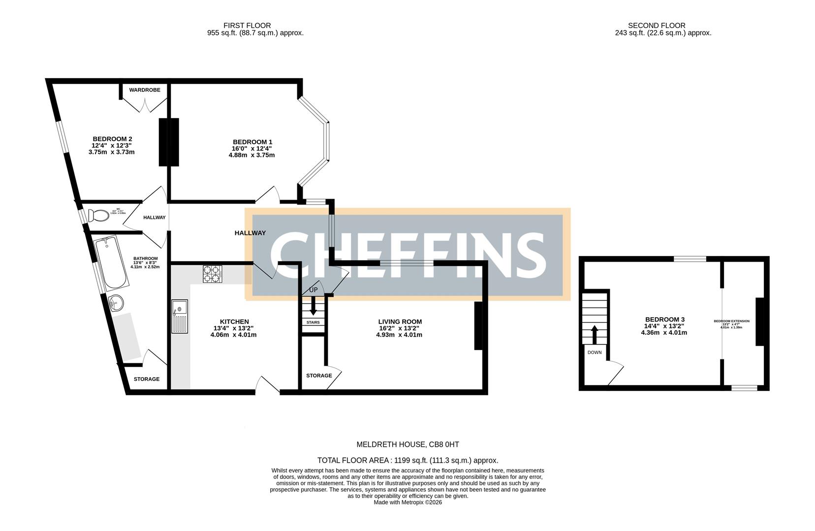Meldreth House, Wellington Street, Newmarket floorplan