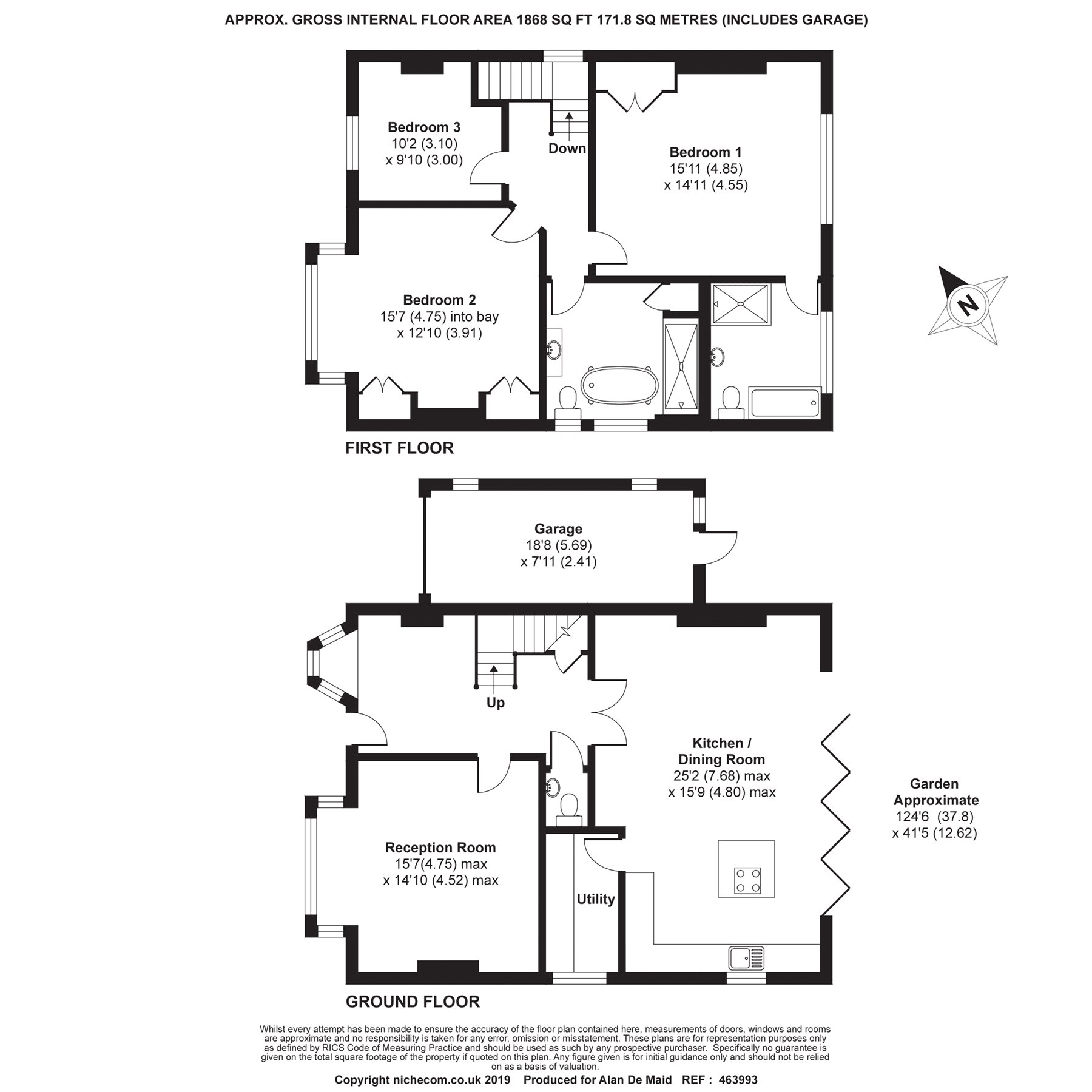 3 Bedrooms Detached house for sale in Bromley Road, Beckenham BR3