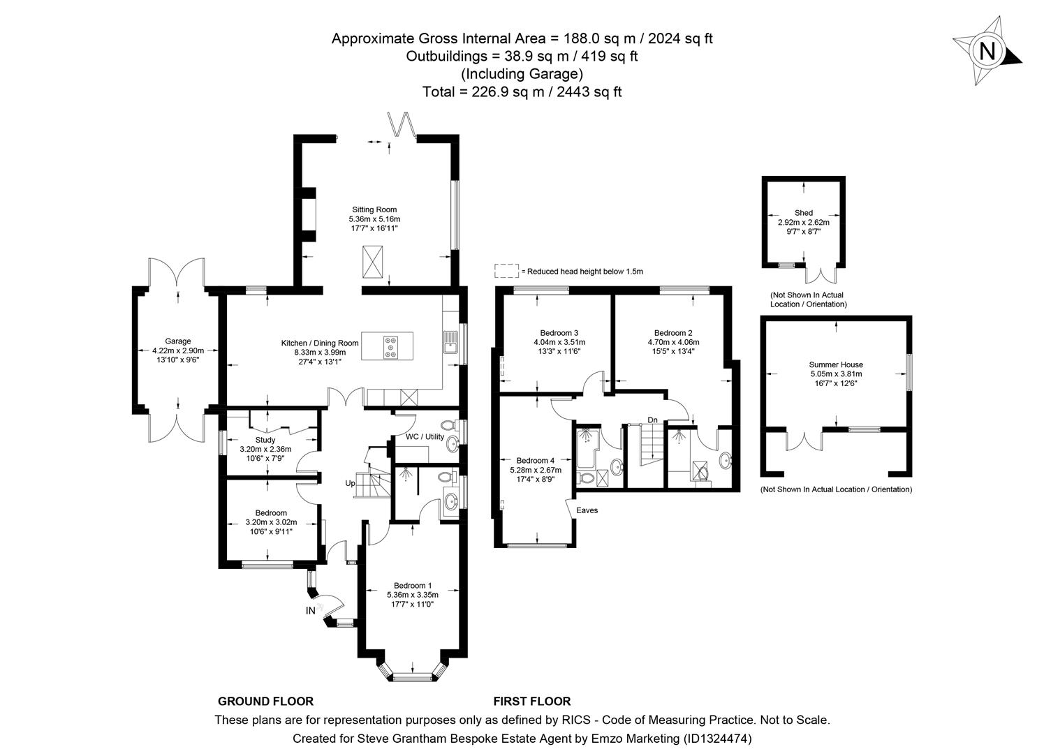 Latrigg, Hambledon Road, Denmead floorplan