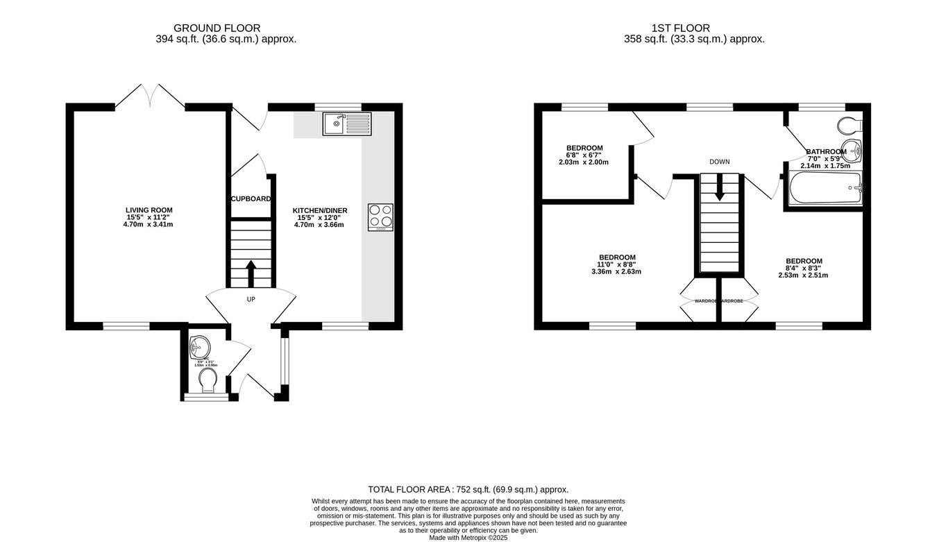 10, Buckland Drive, Brecon floorplan