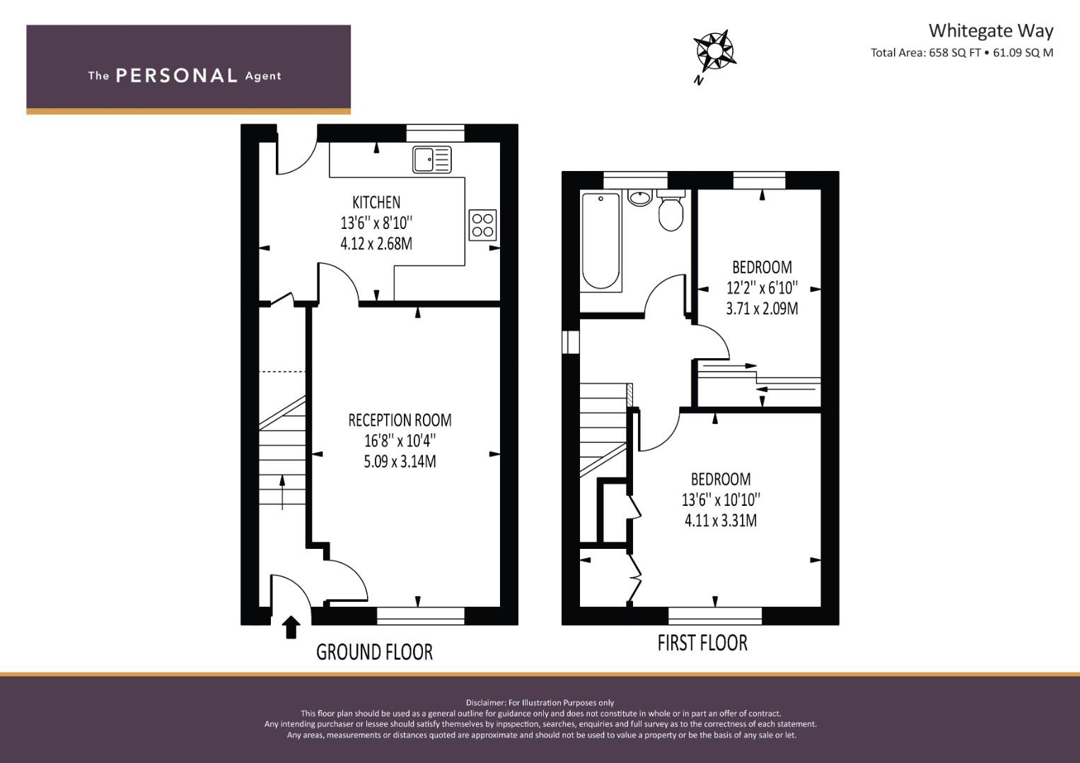 24, Whitegate Way, Tadworth floorplan