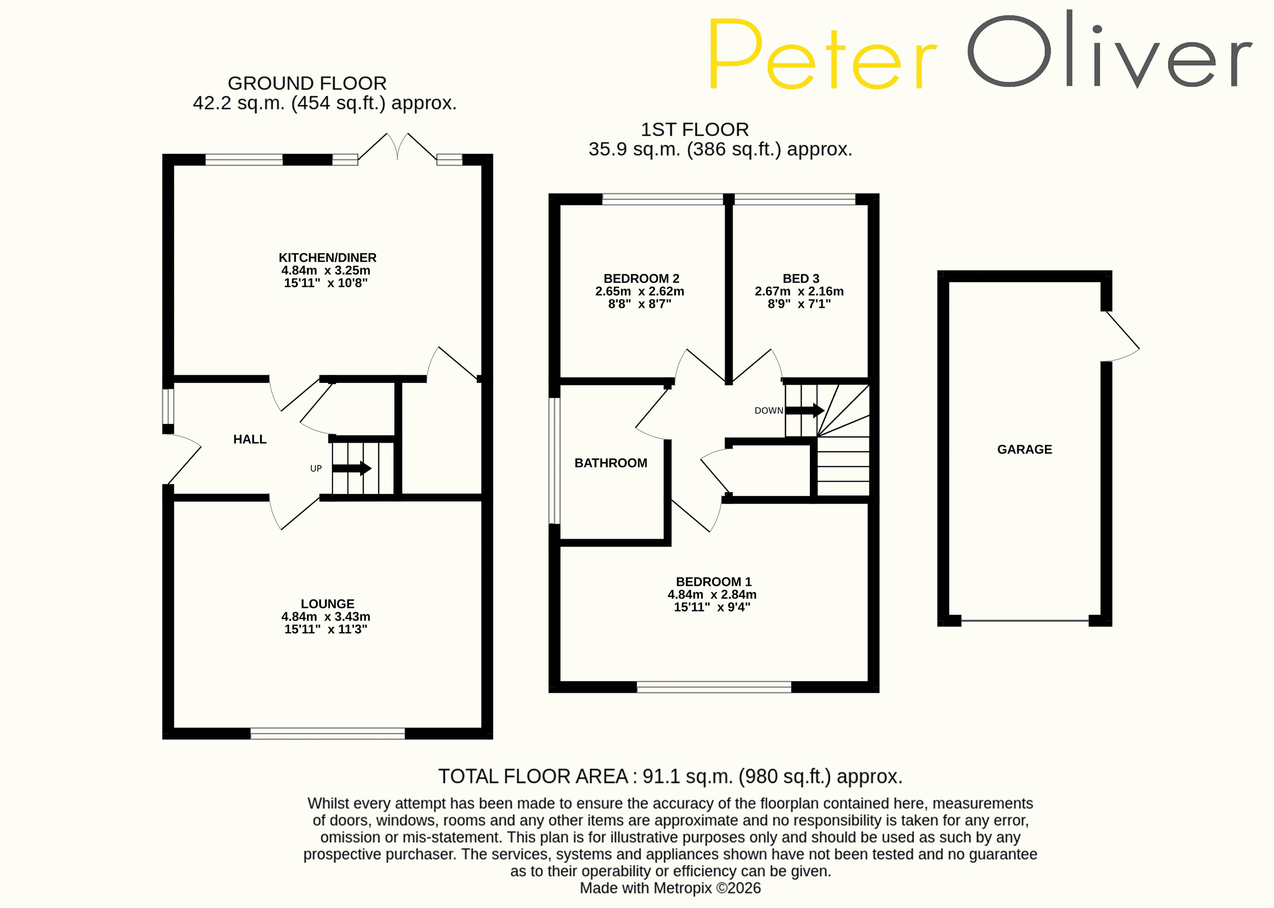 56, Southridge Road, Crowborough floorplan