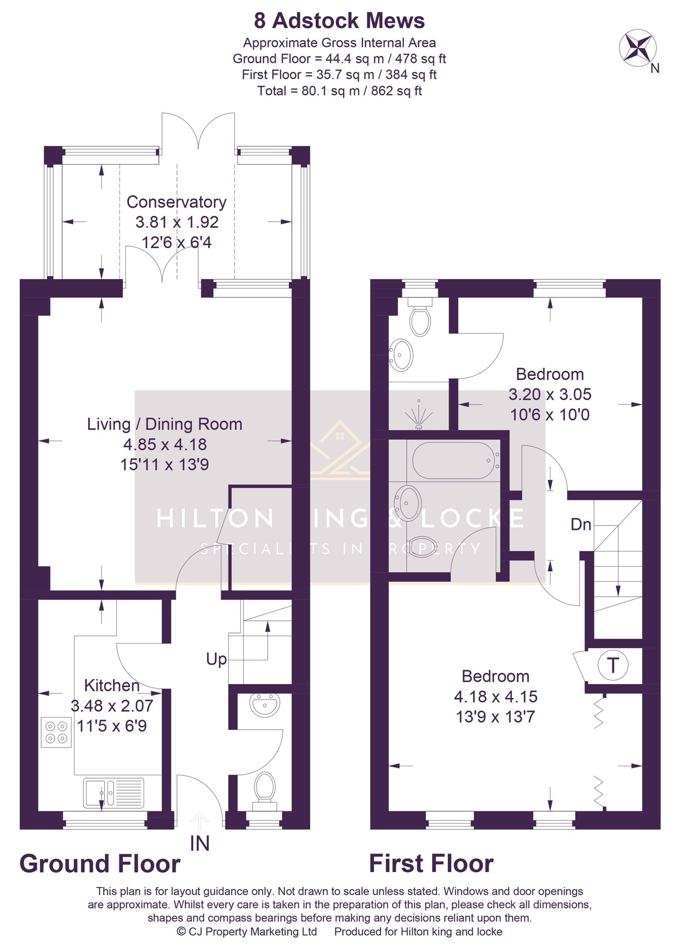 8, Adstock Mews, Church Lane, Chalfont St Peter floorplan