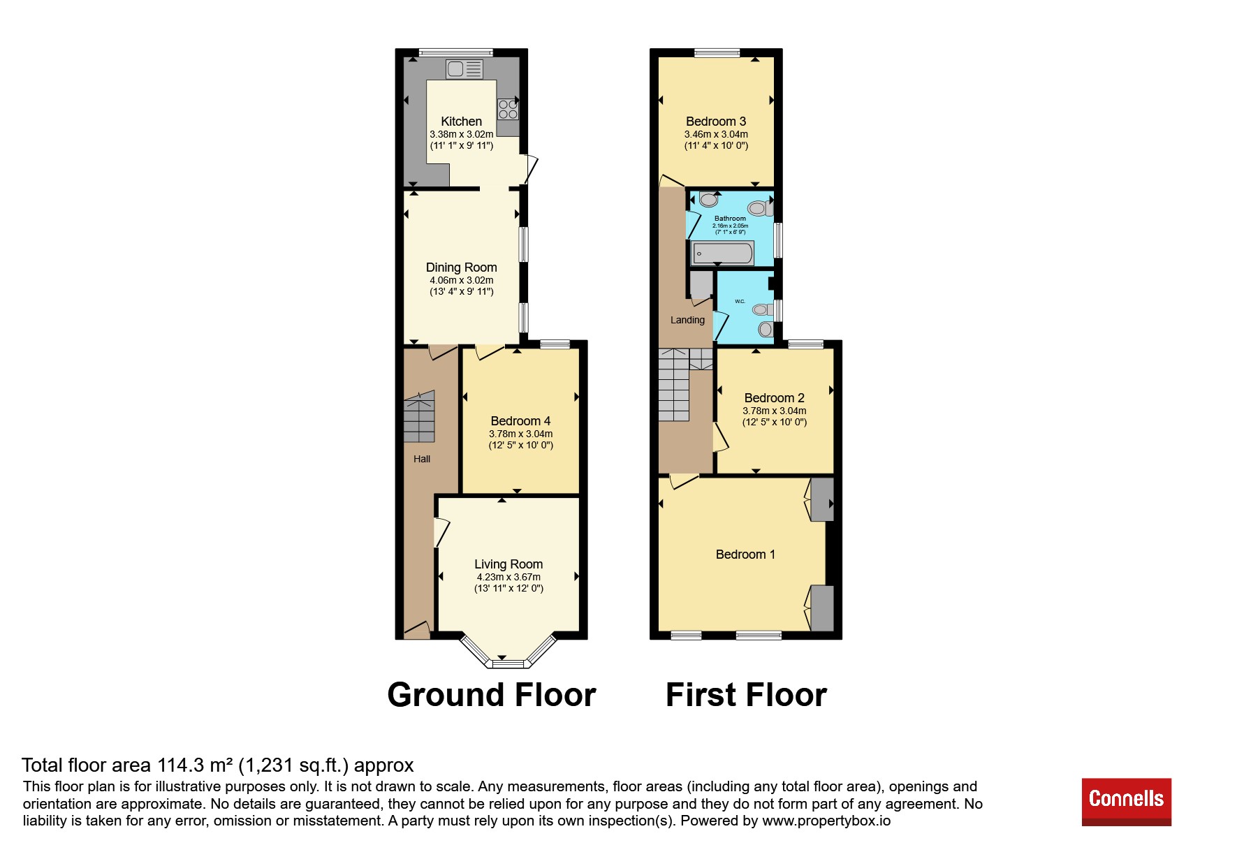 9, Desborough Road, Eastleigh floorplan