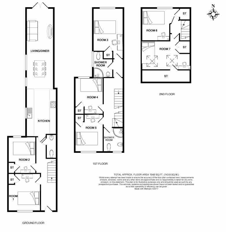 2, Rhymney Terrace, Cardiff floorplan