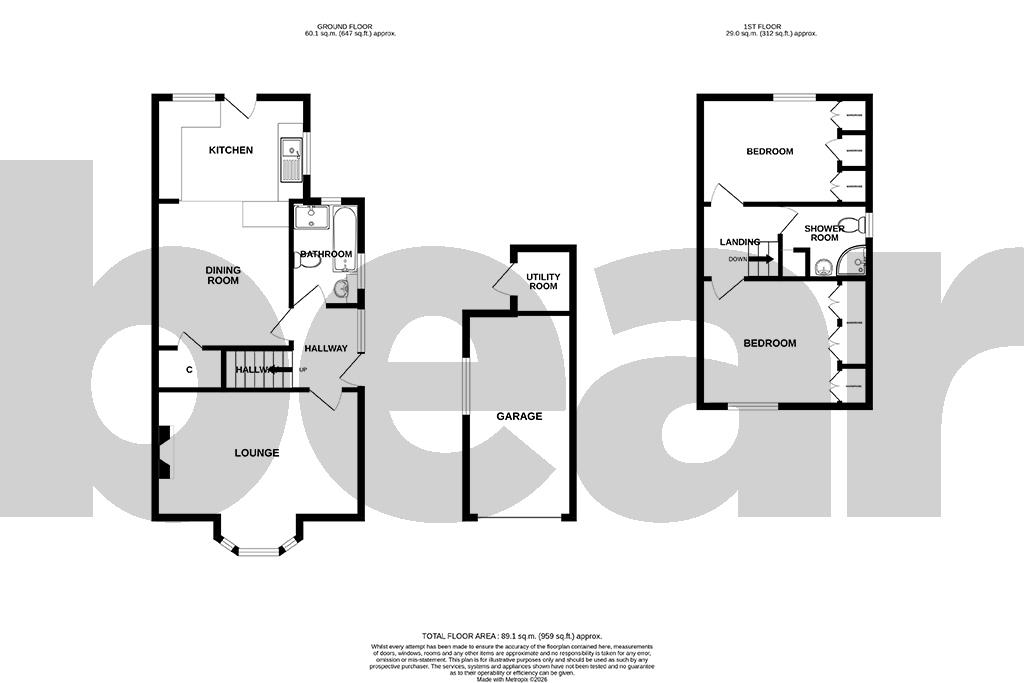 45, Parklands, Rochford floorplan