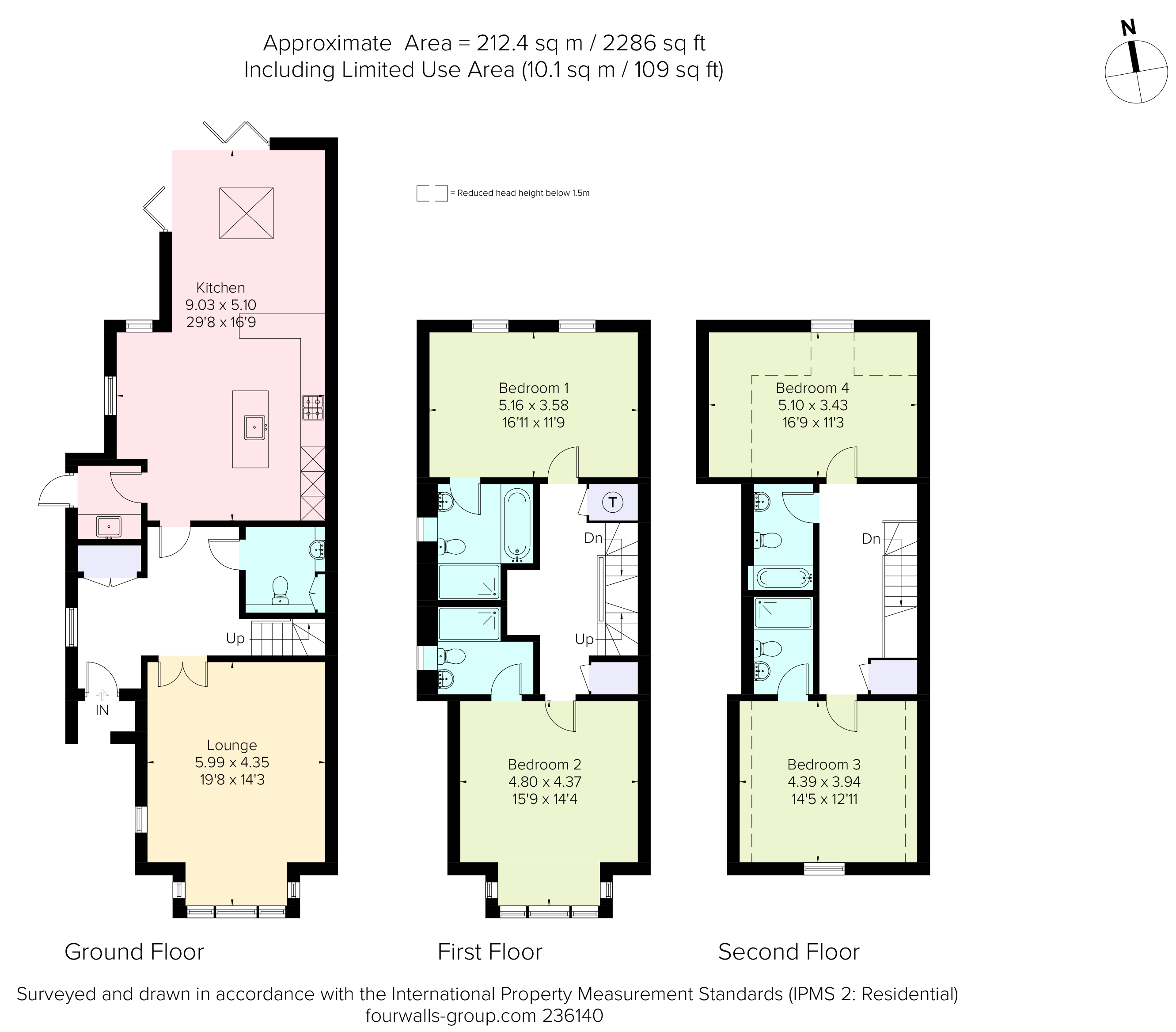 Lavender, 86, Baker Street, Weybridge floorplan