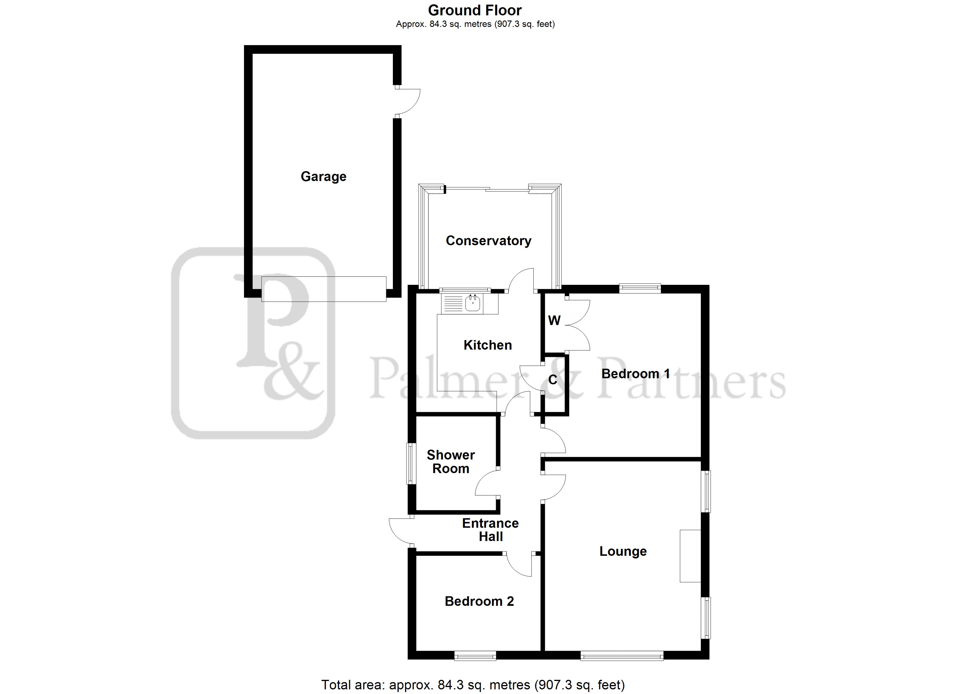 10, Badgers Green, Colchester floorplan