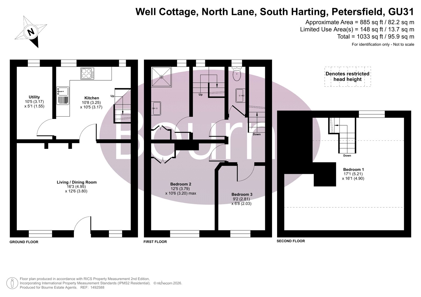 Well Cottage,, North Lane, Petersfield floorplan