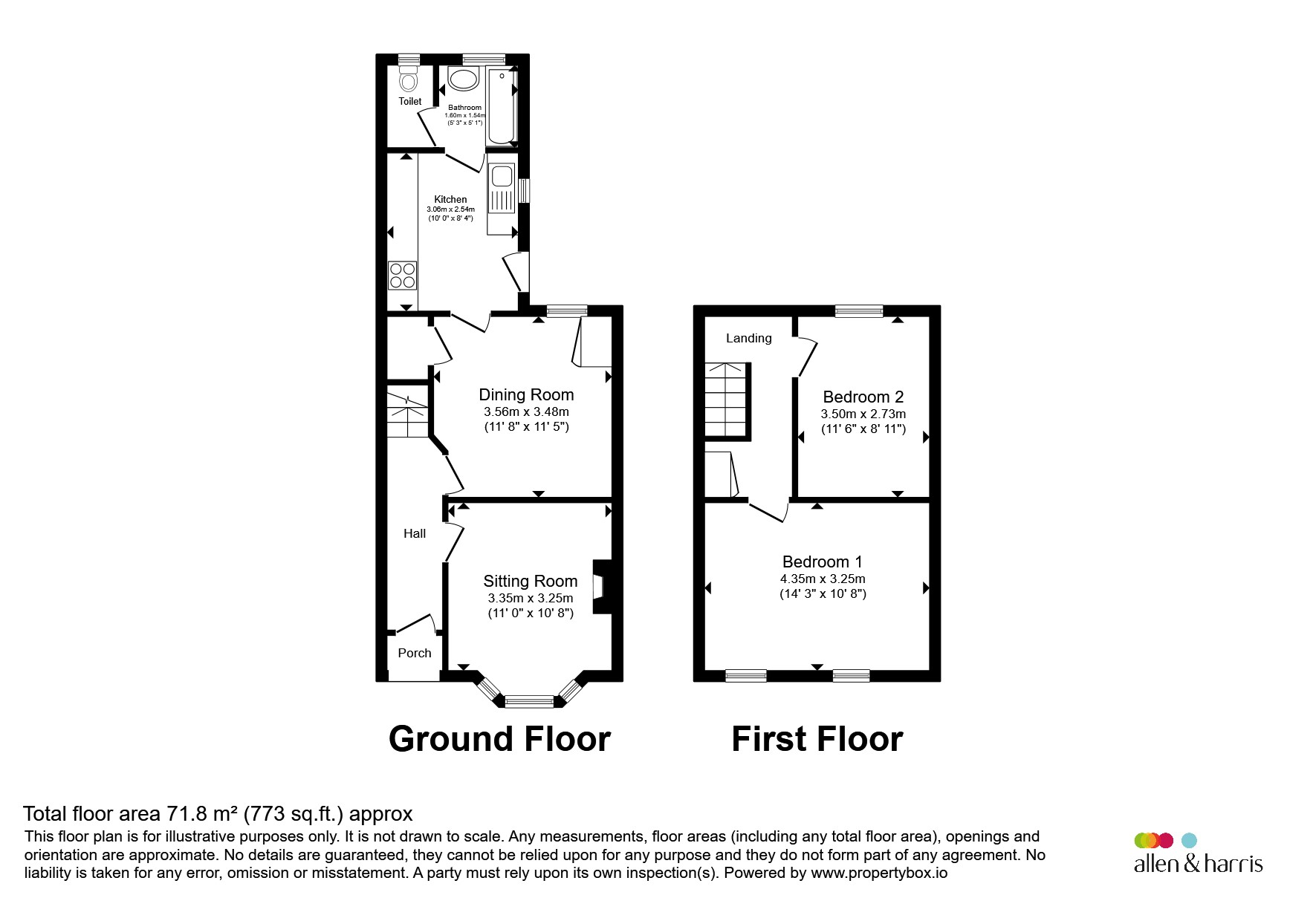 23, Rayfield Grove, Swindon floorplan