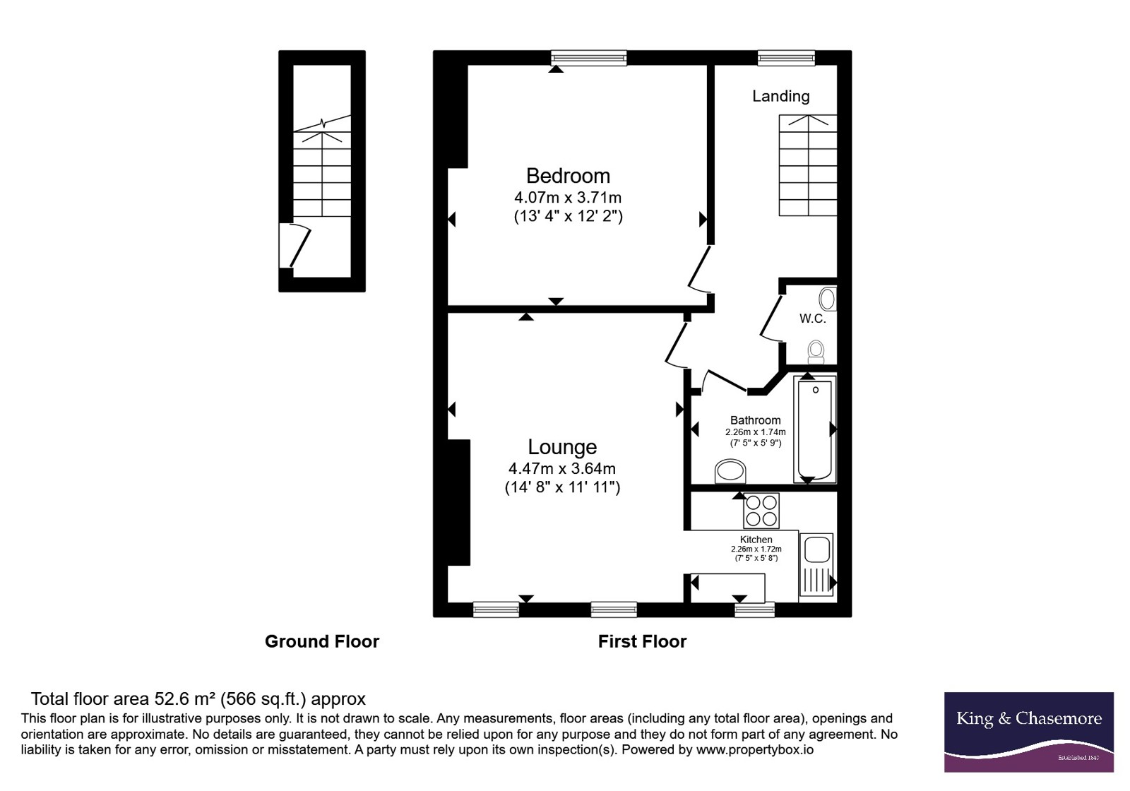 Third Floor Flat Flat 4, 16, Devonshire Place, East Sussex floorplan