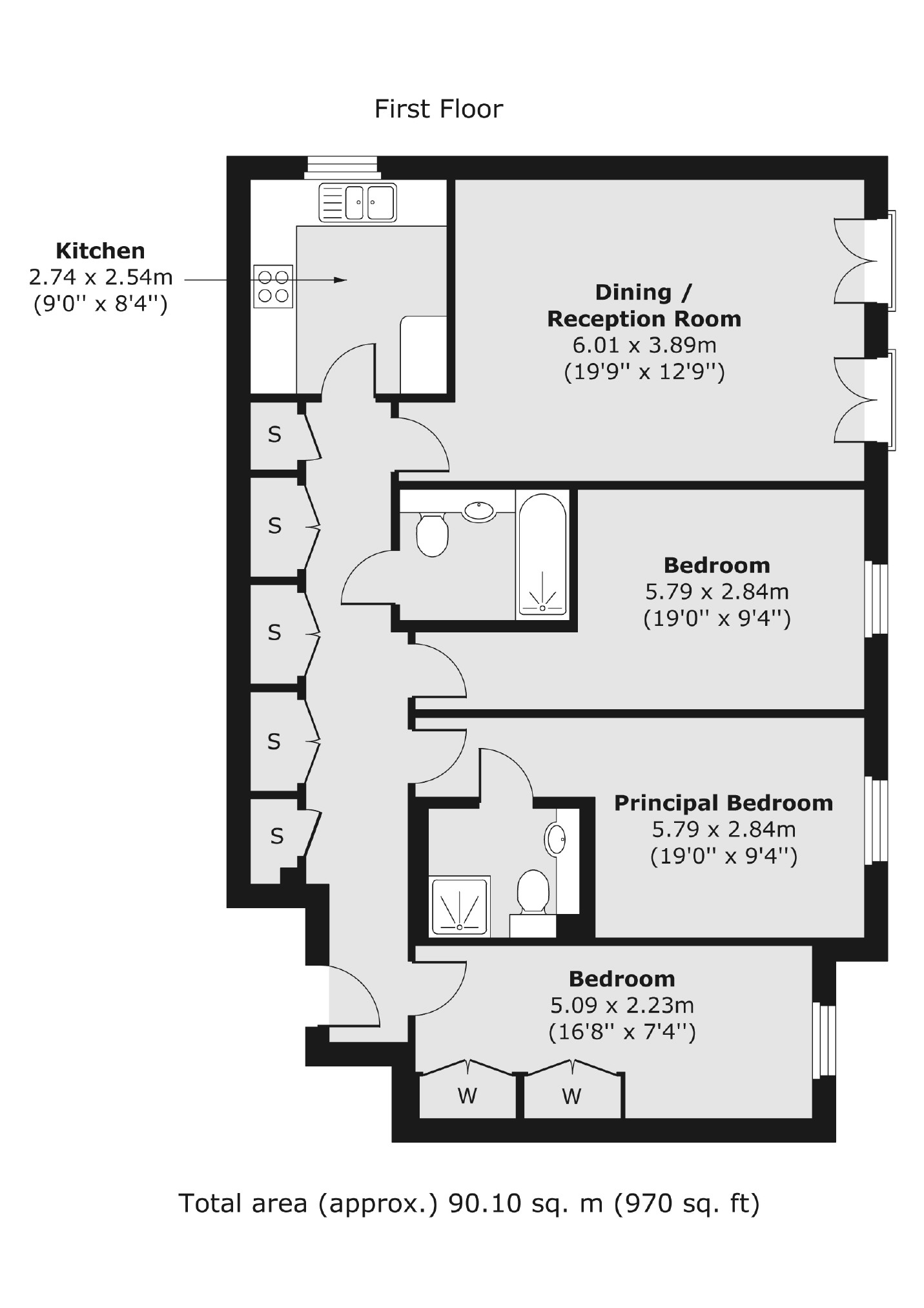 Apartment 11, Troubridge Court, Marlborough Road, London floorplan