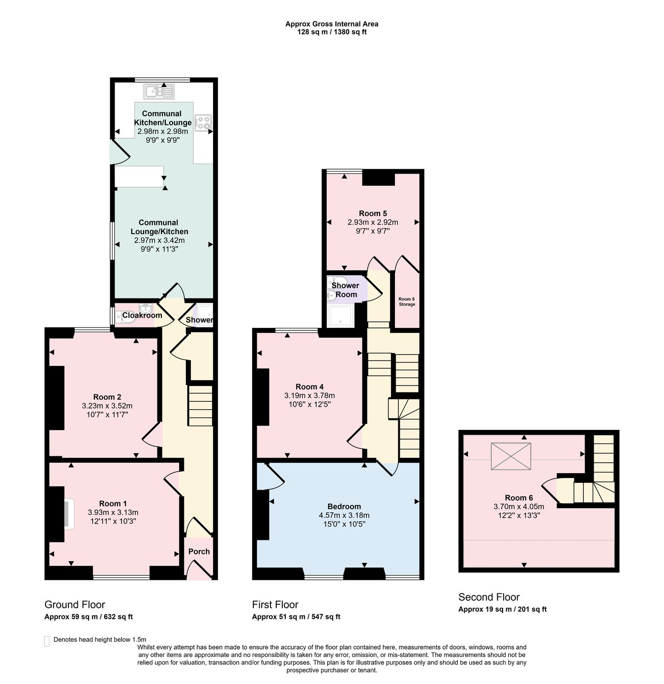 St Helens Avenue, Swansea floorplan