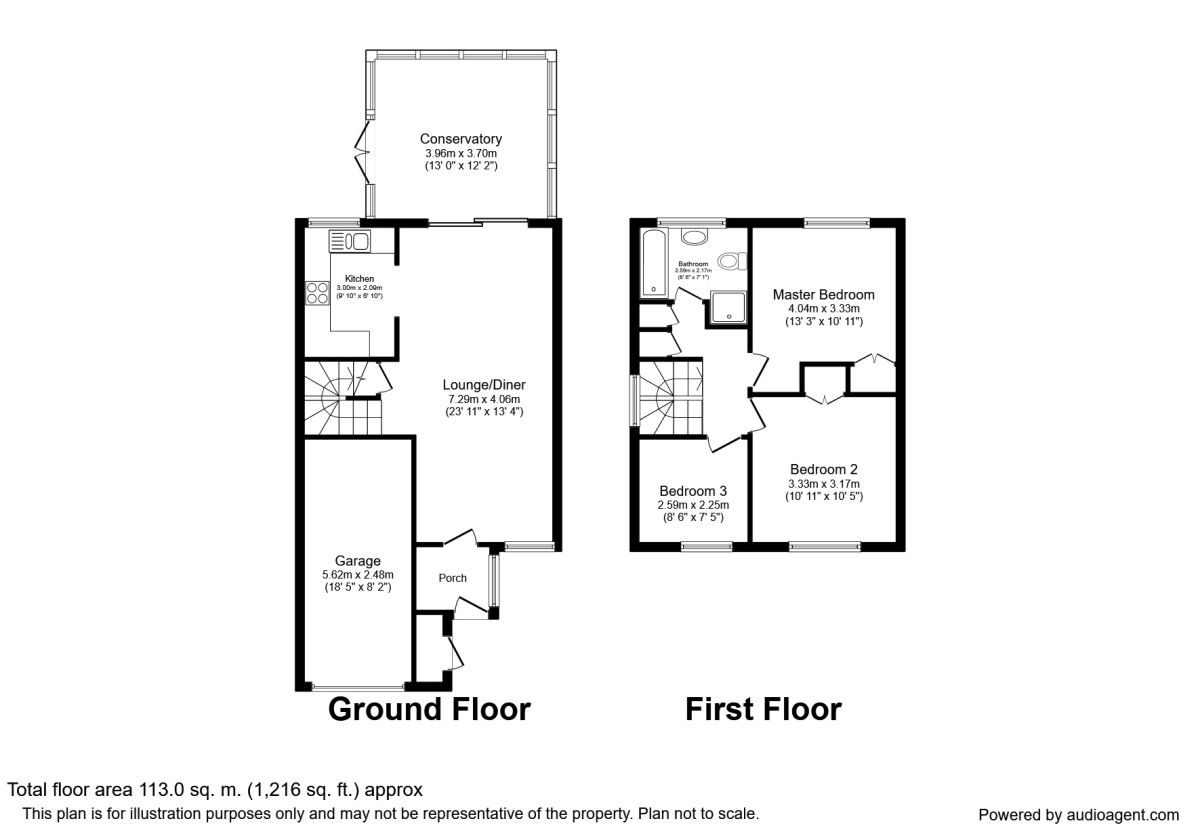 3 Bedrooms Semi-detached house for sale in Lincroft, Oakley, Bedford MK43