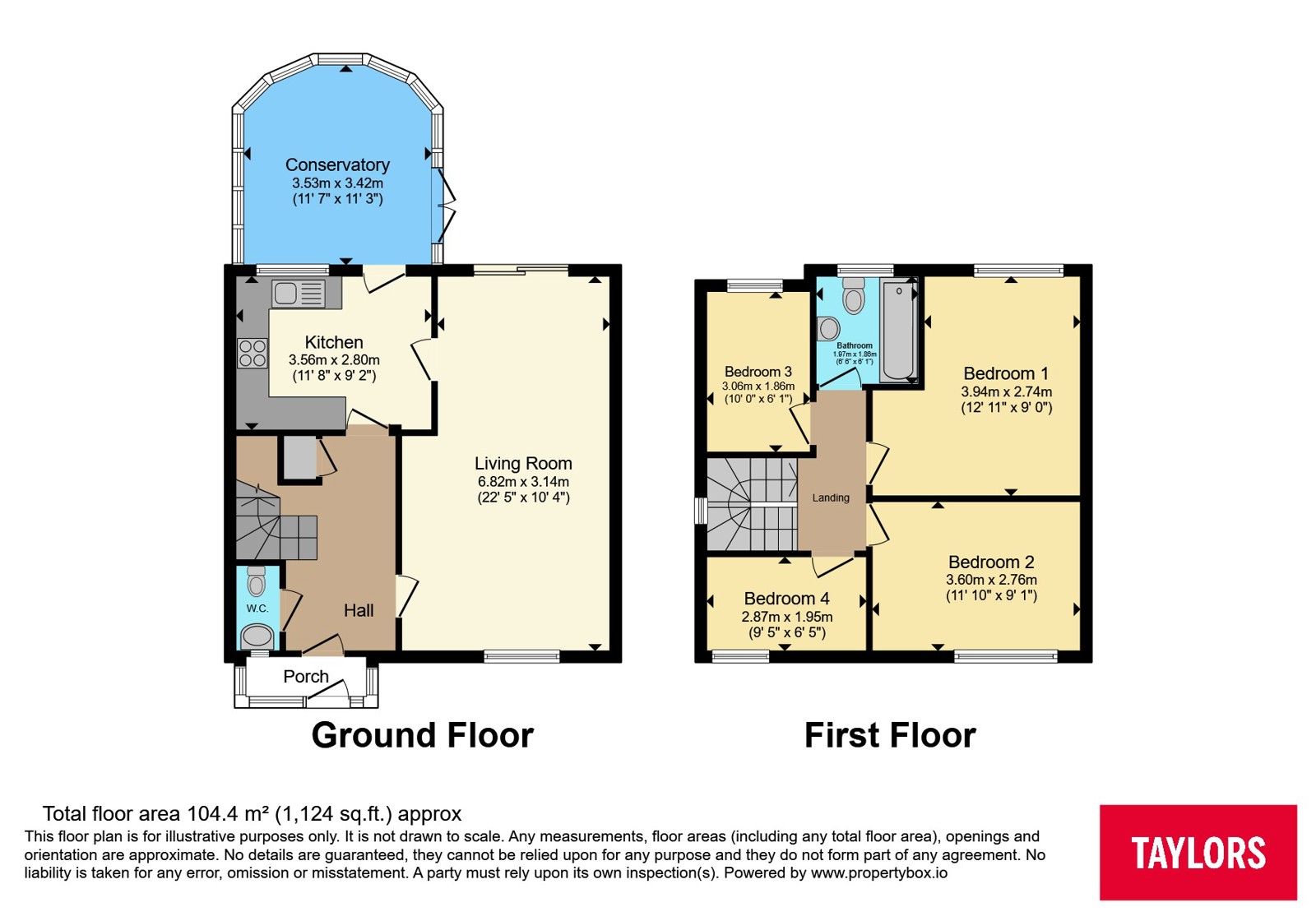 28, Parkside, Northamptonshire floorplan