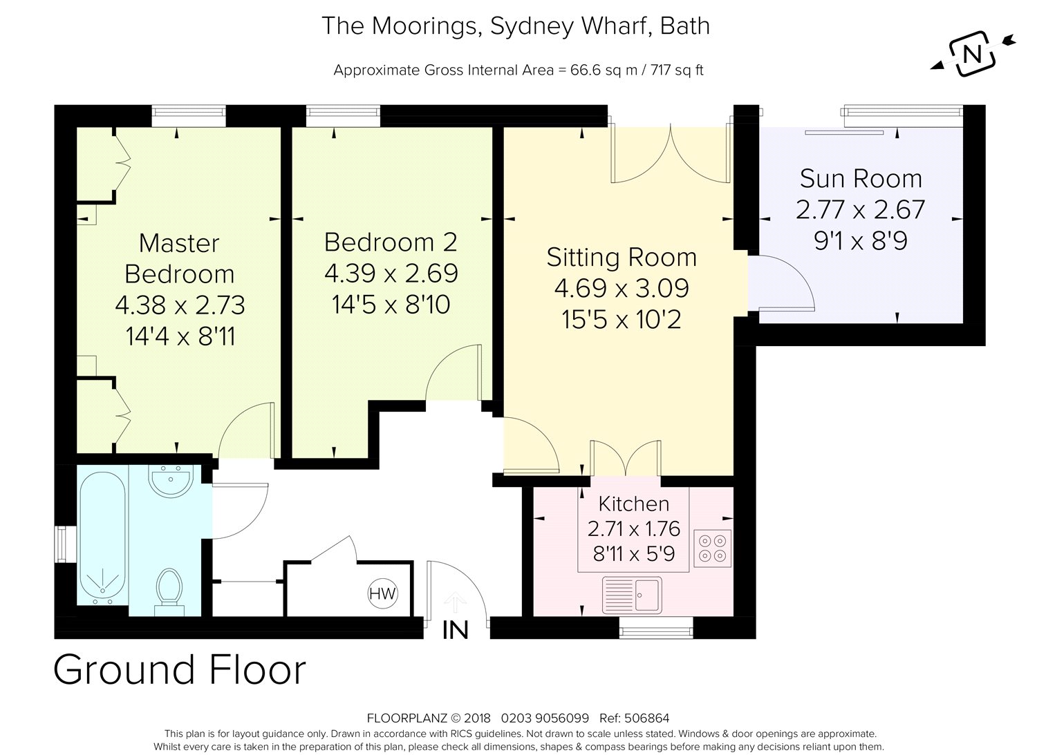 2 Bedrooms Flat for sale in The Moorings, Sydney Wharf, Bath BA2