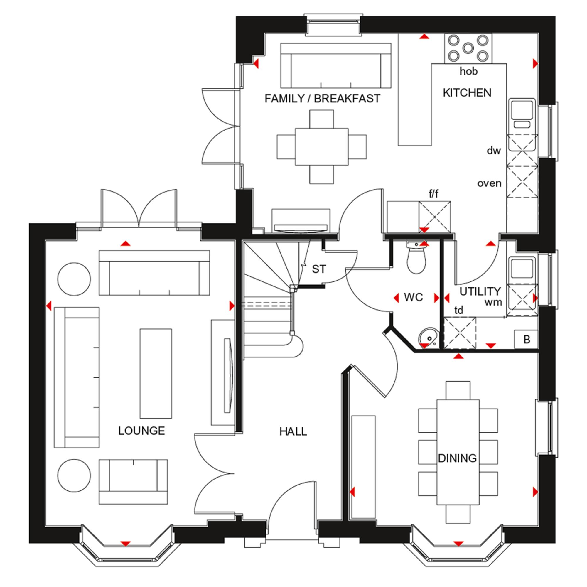4 Bedrooms Detached house for sale in 