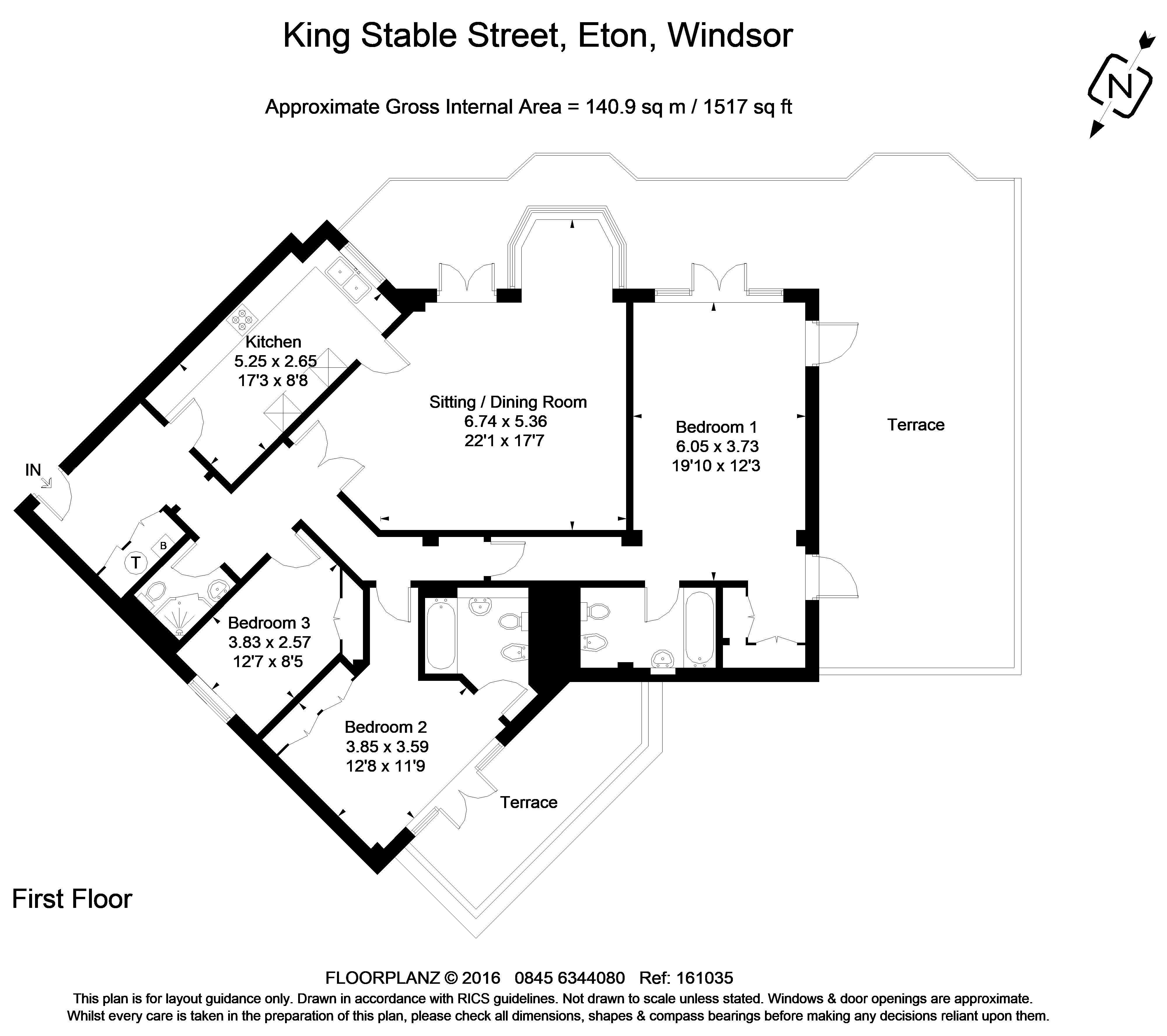 4, Eton Riverside, 39-55, King Stable Street, Windsor floorplan