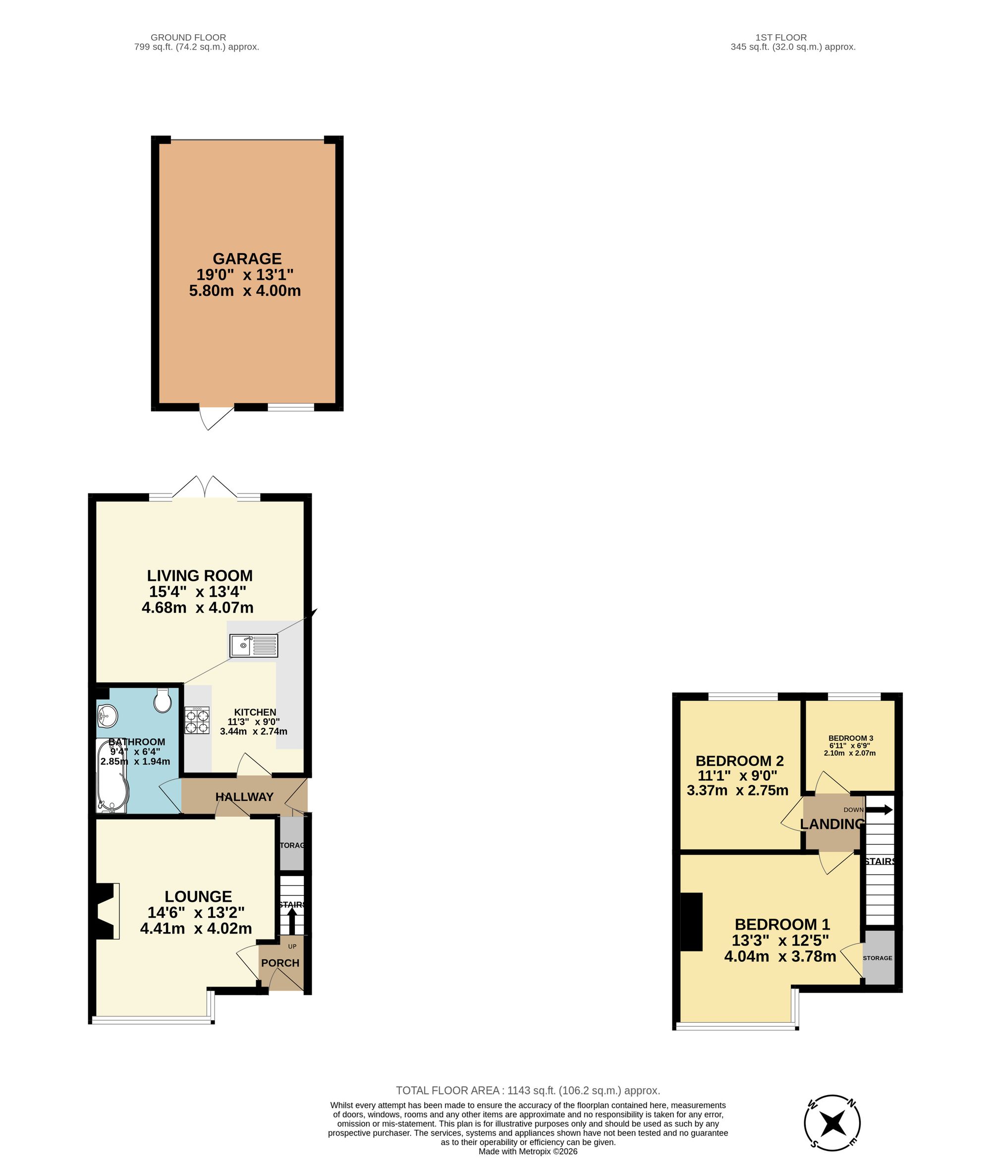143 Pump Lane, Gillingham floorplan