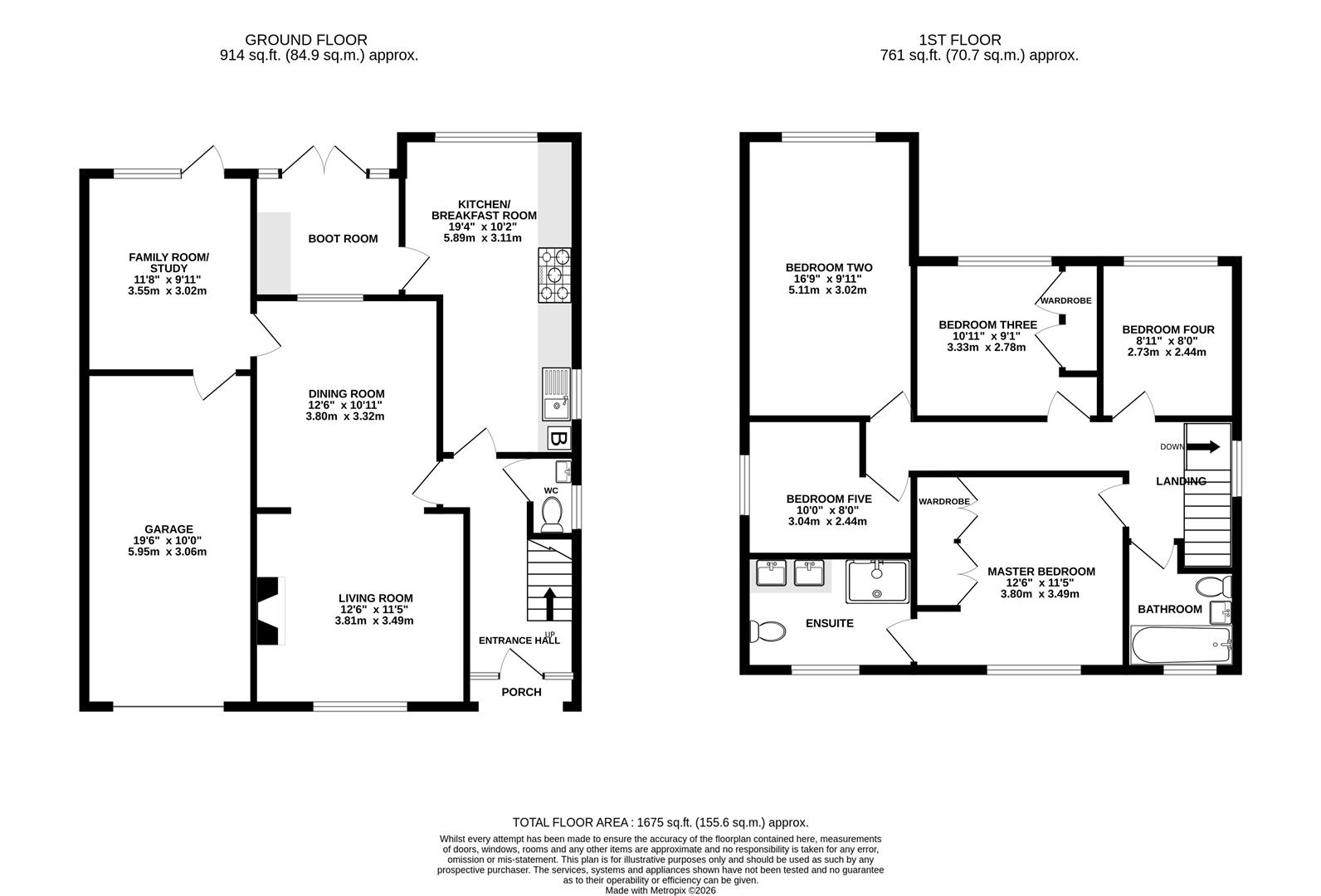 5, Pine Tree Drive, Barnwood floorplan